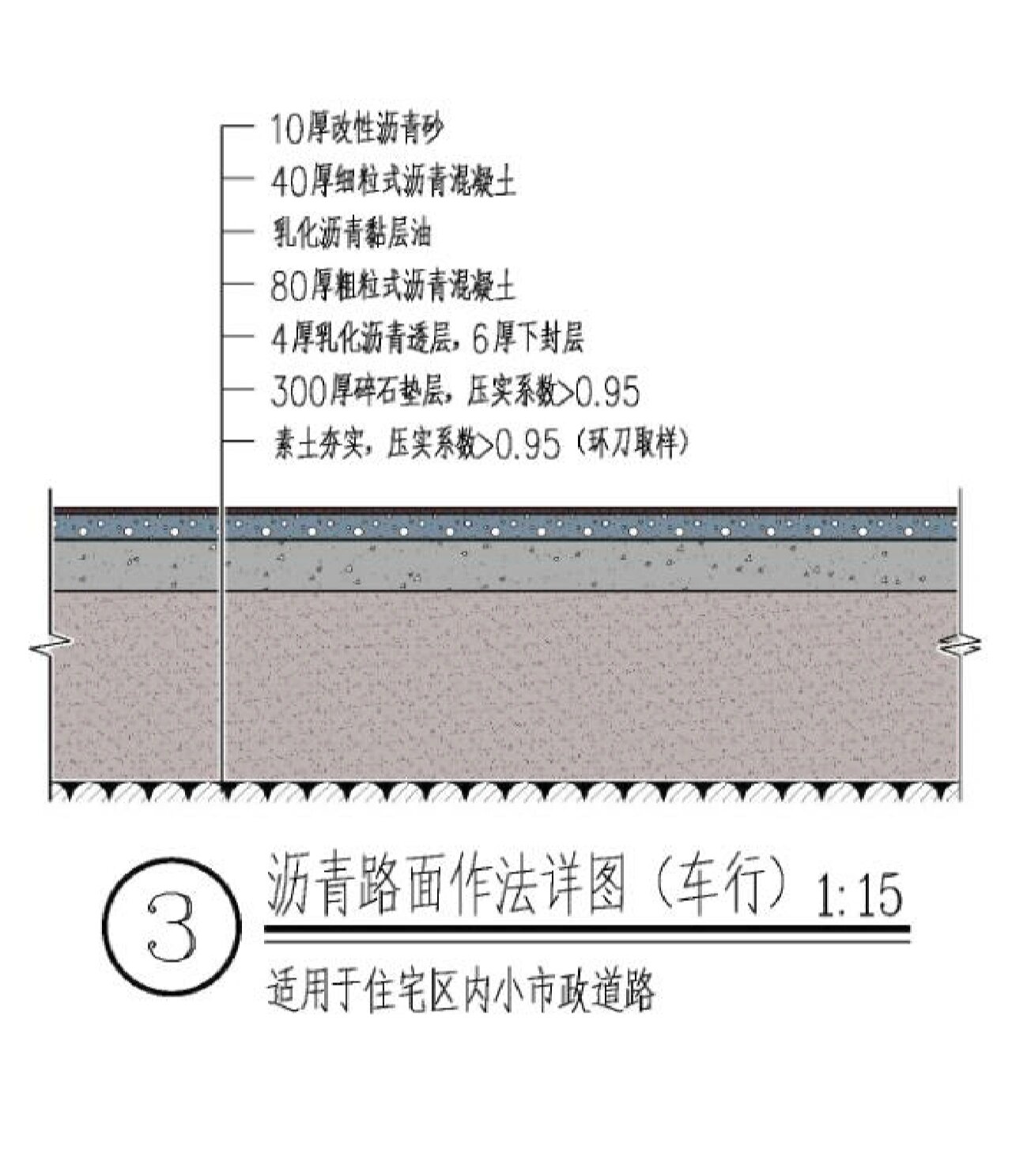 沥青混凝土路面做法图片