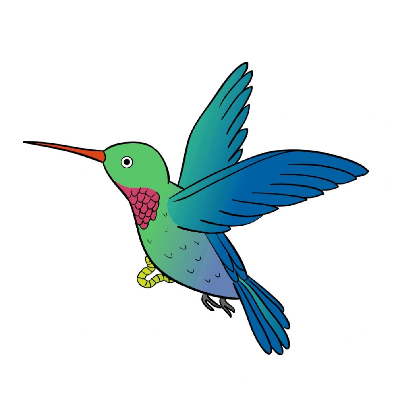 《一寸虫》绘本图片高清可打印