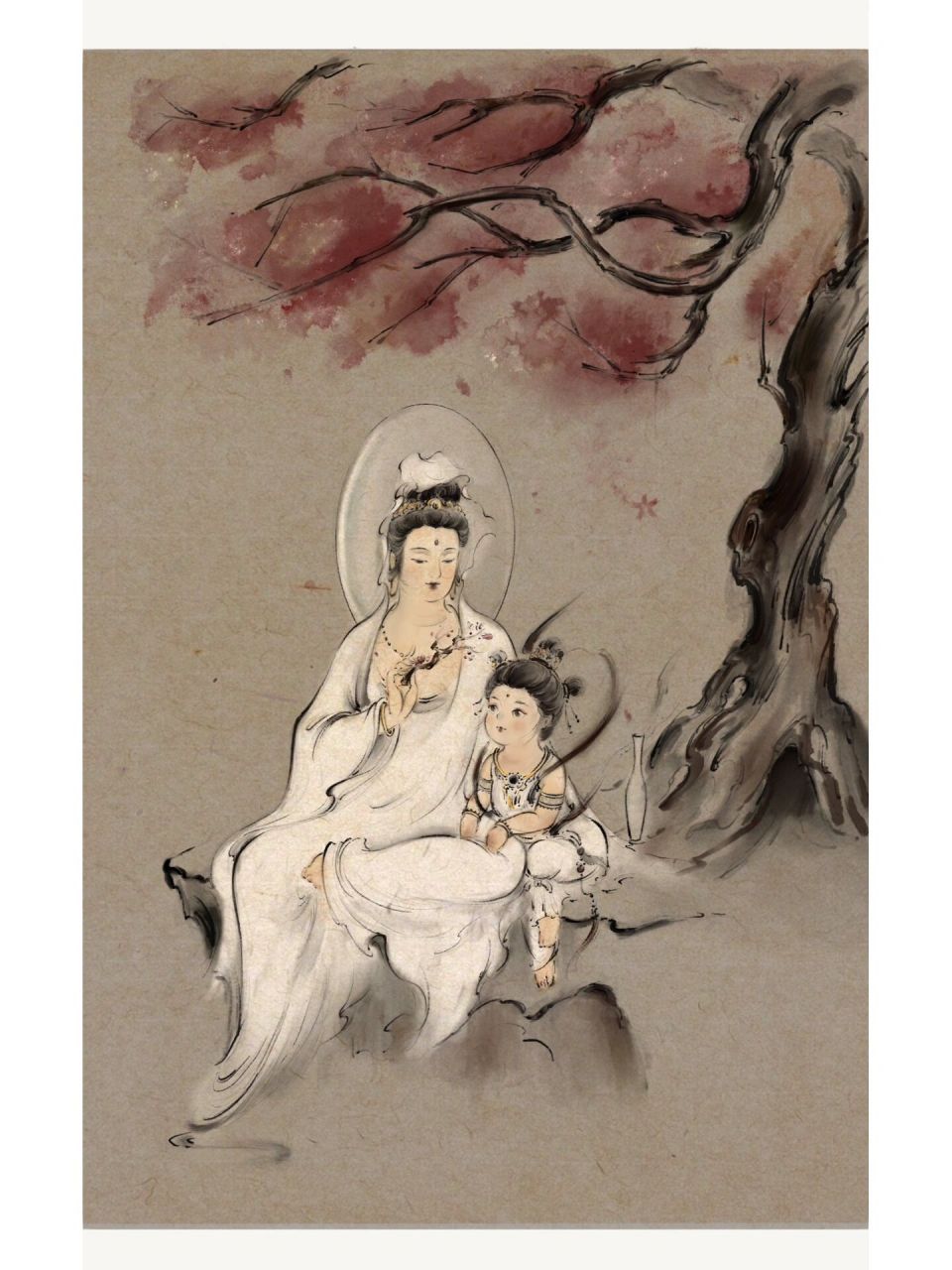 送子观音       穆然间一个群友看到我微信头像,觉得我头像有意思就要