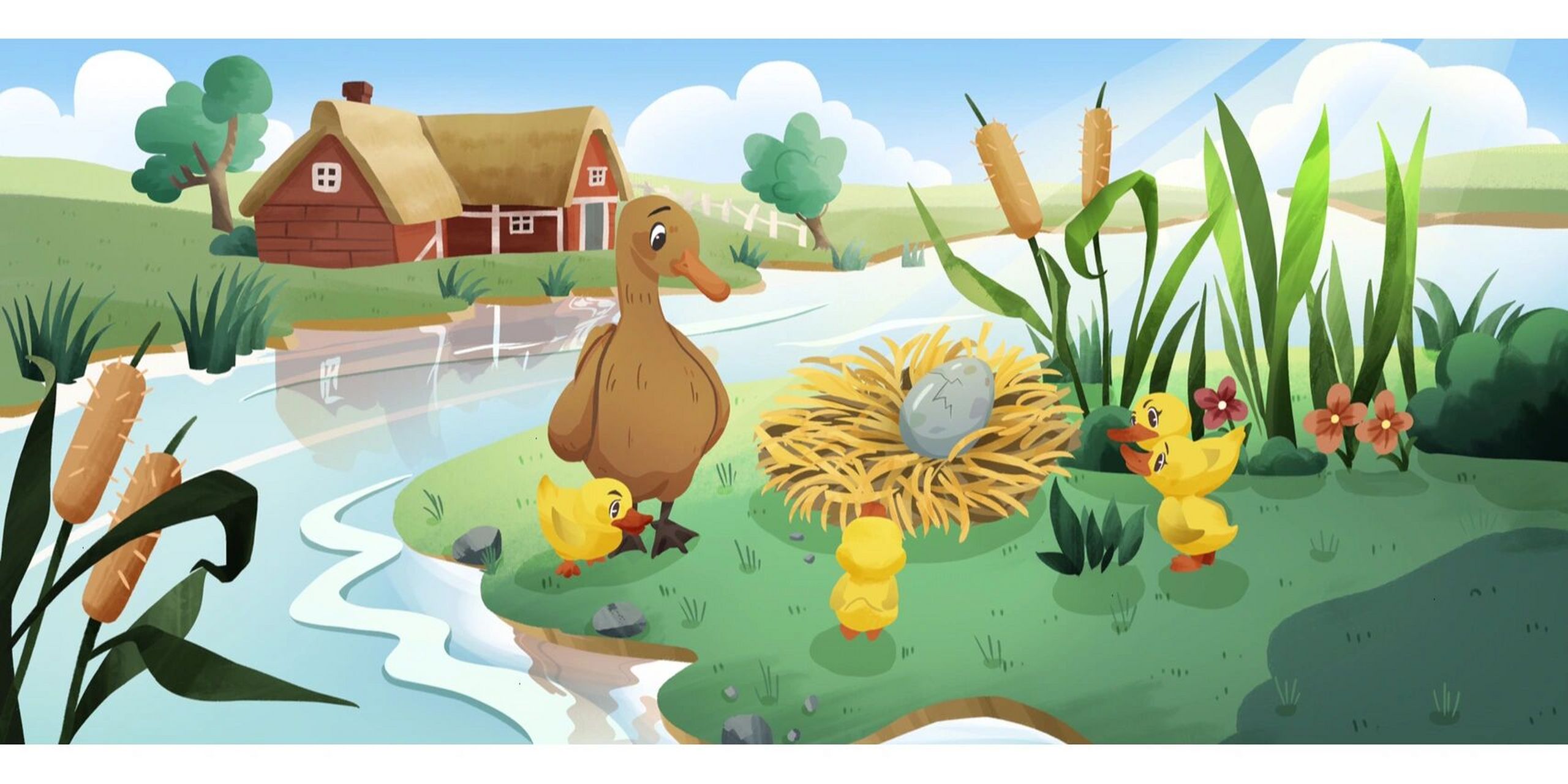 儿童绘本故事安徒生童话故事丑小鸭, 丑小鸭的蜕变