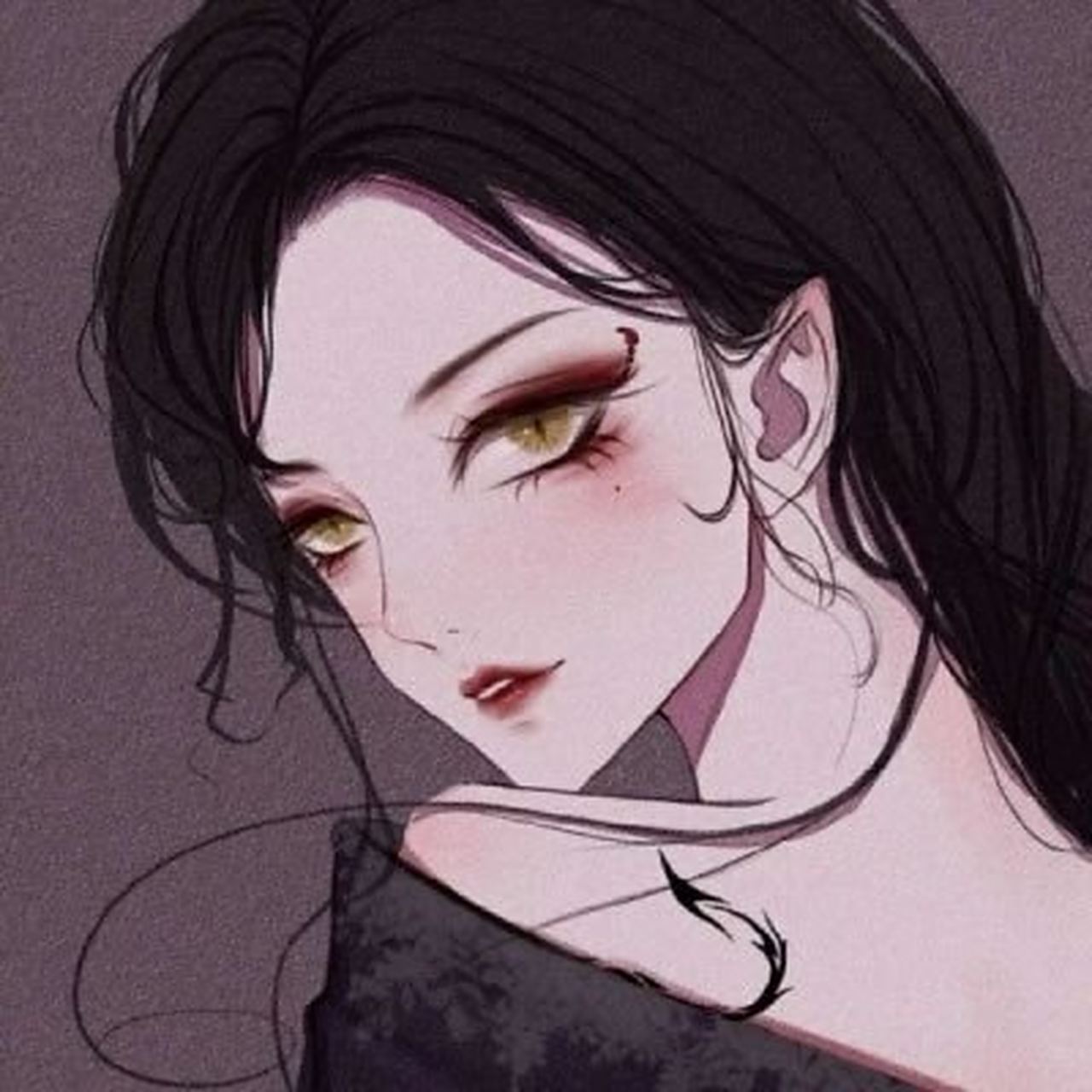 霸气女生暗黑系头像