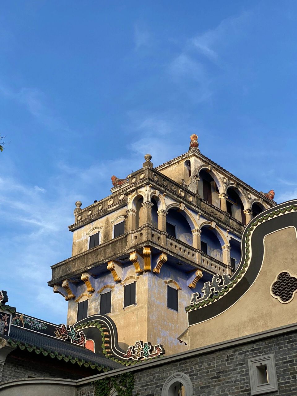 广东省内小众旅游景点 09位于江门开平市的赤坎华侨古镇 进园需要60