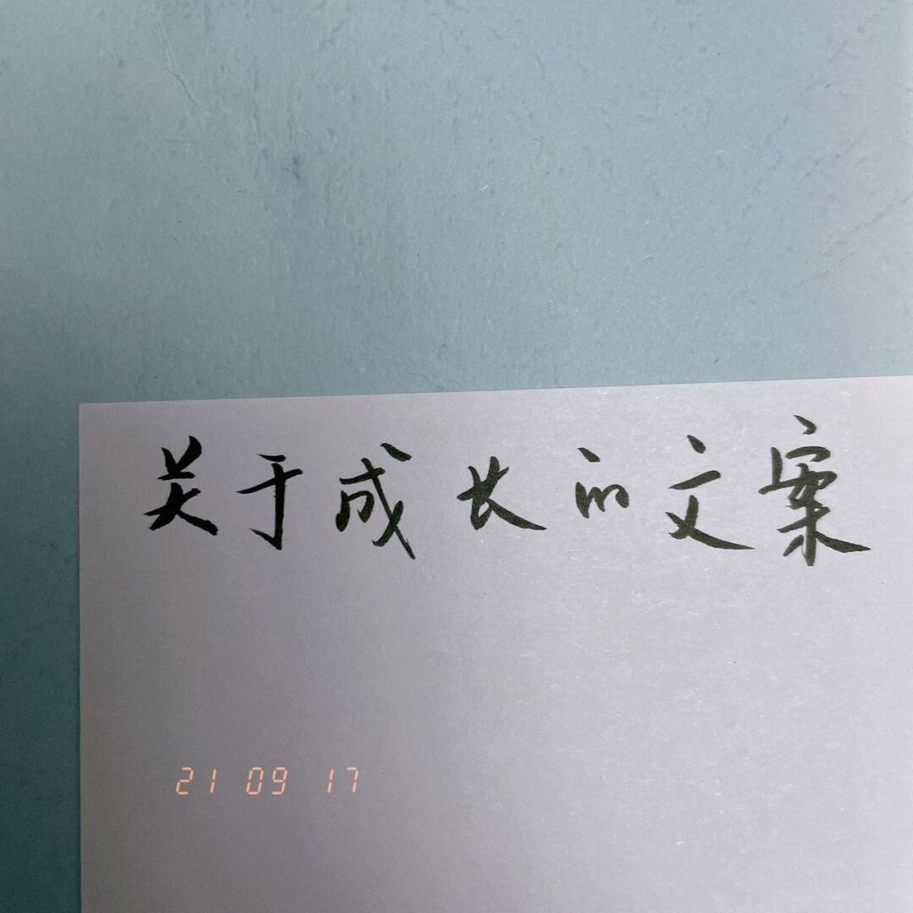 关于成长的文案 #手写# #手写文案# #朋友圈文案# #今日文案# #励志