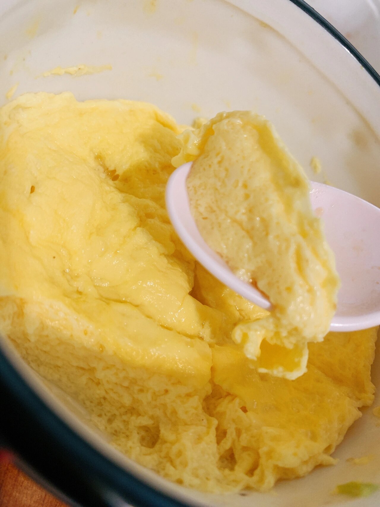 微波炉蒸蛋(2分钟) 懒人总是会碰巧的搞出许多新招 老规矩,图很丑