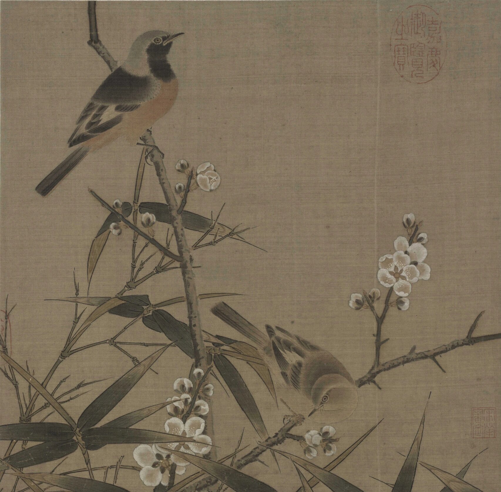 🔵每天读懂一幅画|《宋人花鸟小品图》 🔴宋代(公元960-1279年)是