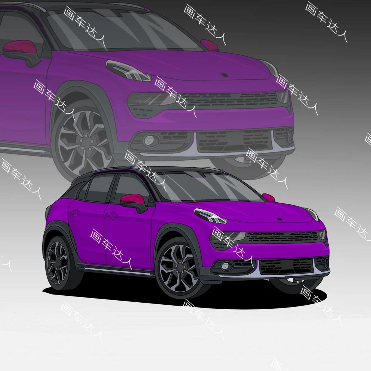 画车达人# #壁纸# #头像# #女生头像# #领克02# #领克# #领克02紫色