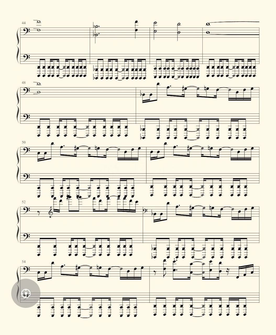 undertale-sans钢琴谱