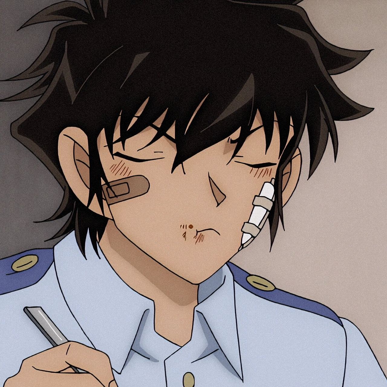 松田阵平|警校时期 头像「自修图 "我说小阵平 这脸是怎么了?