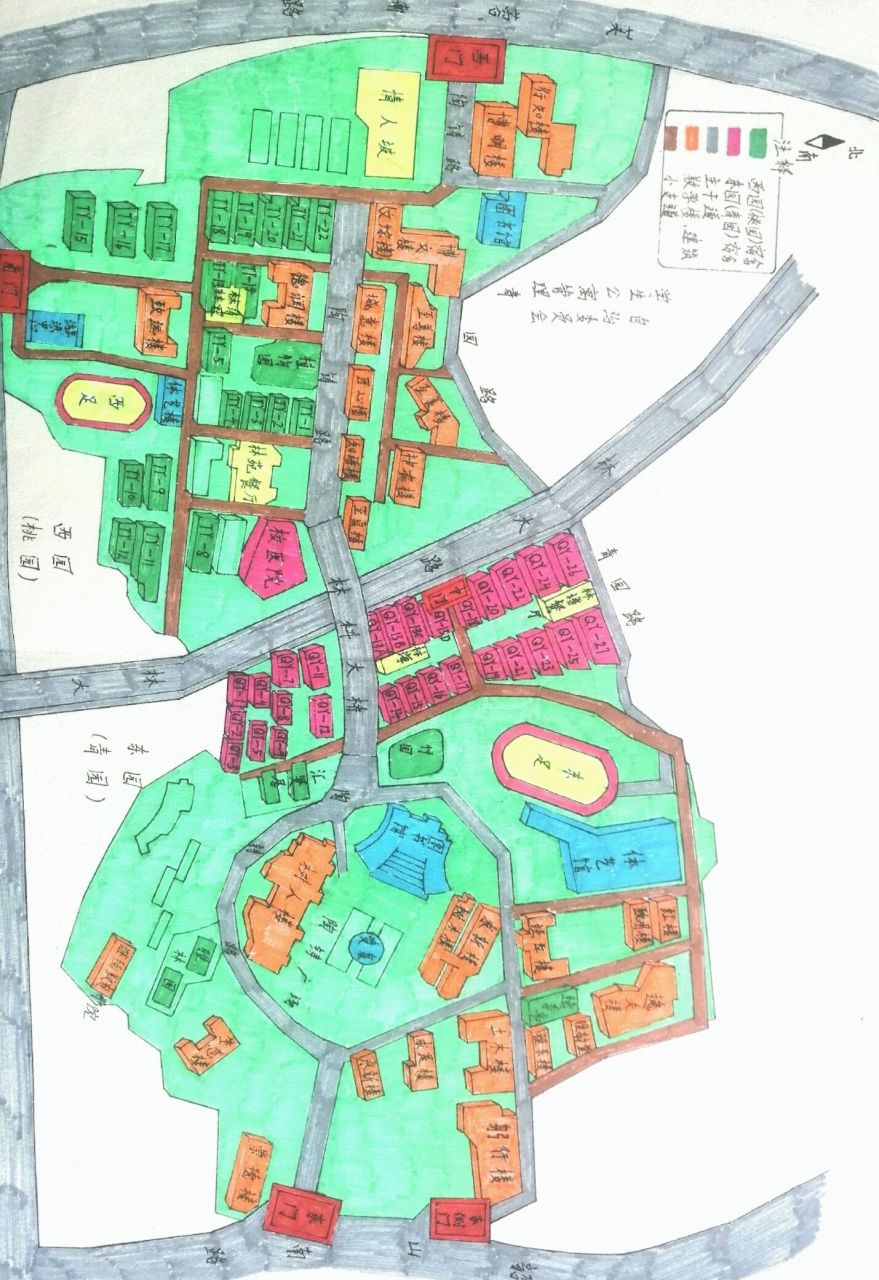 中南林业科技大学地图图片