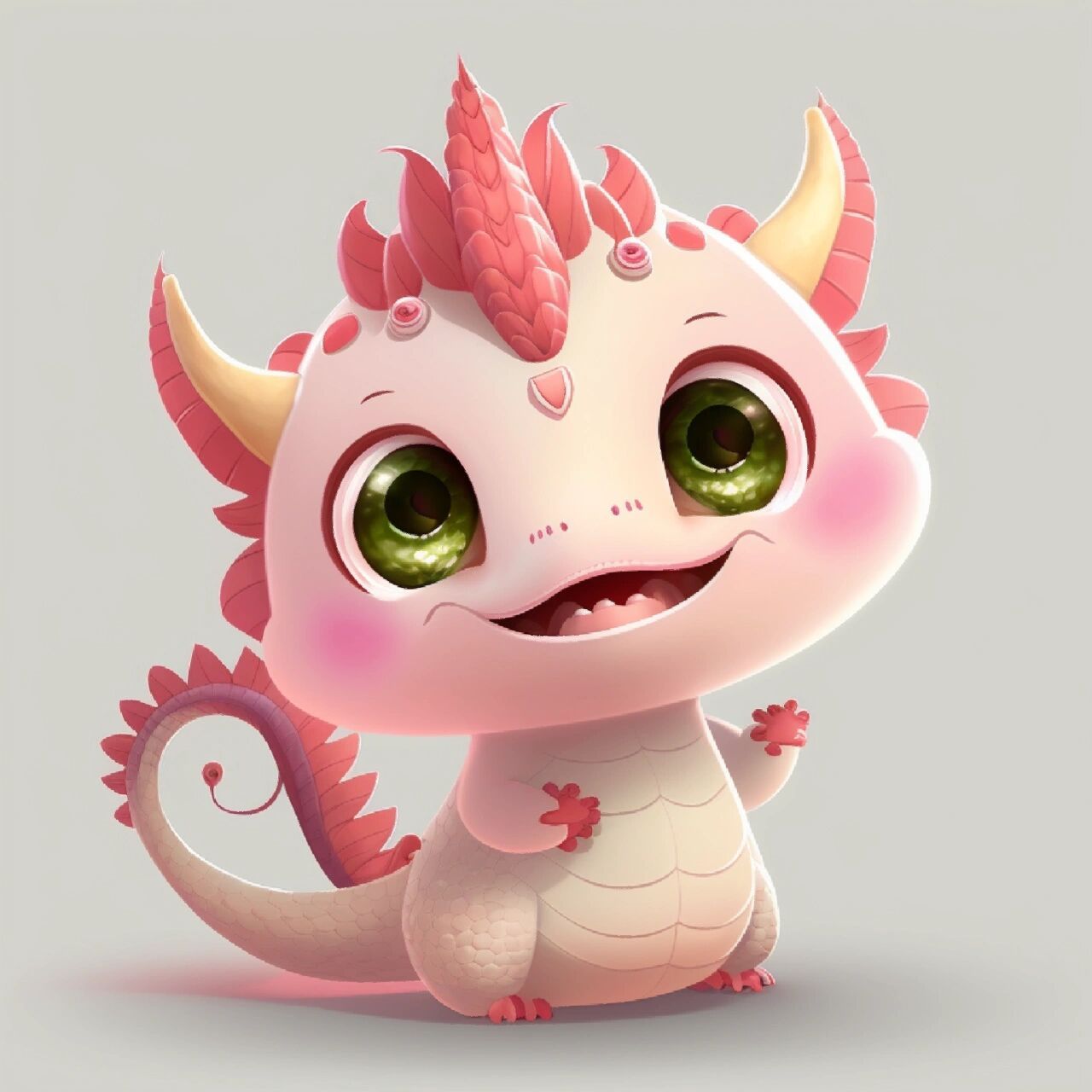 可爱龙宝宝         画