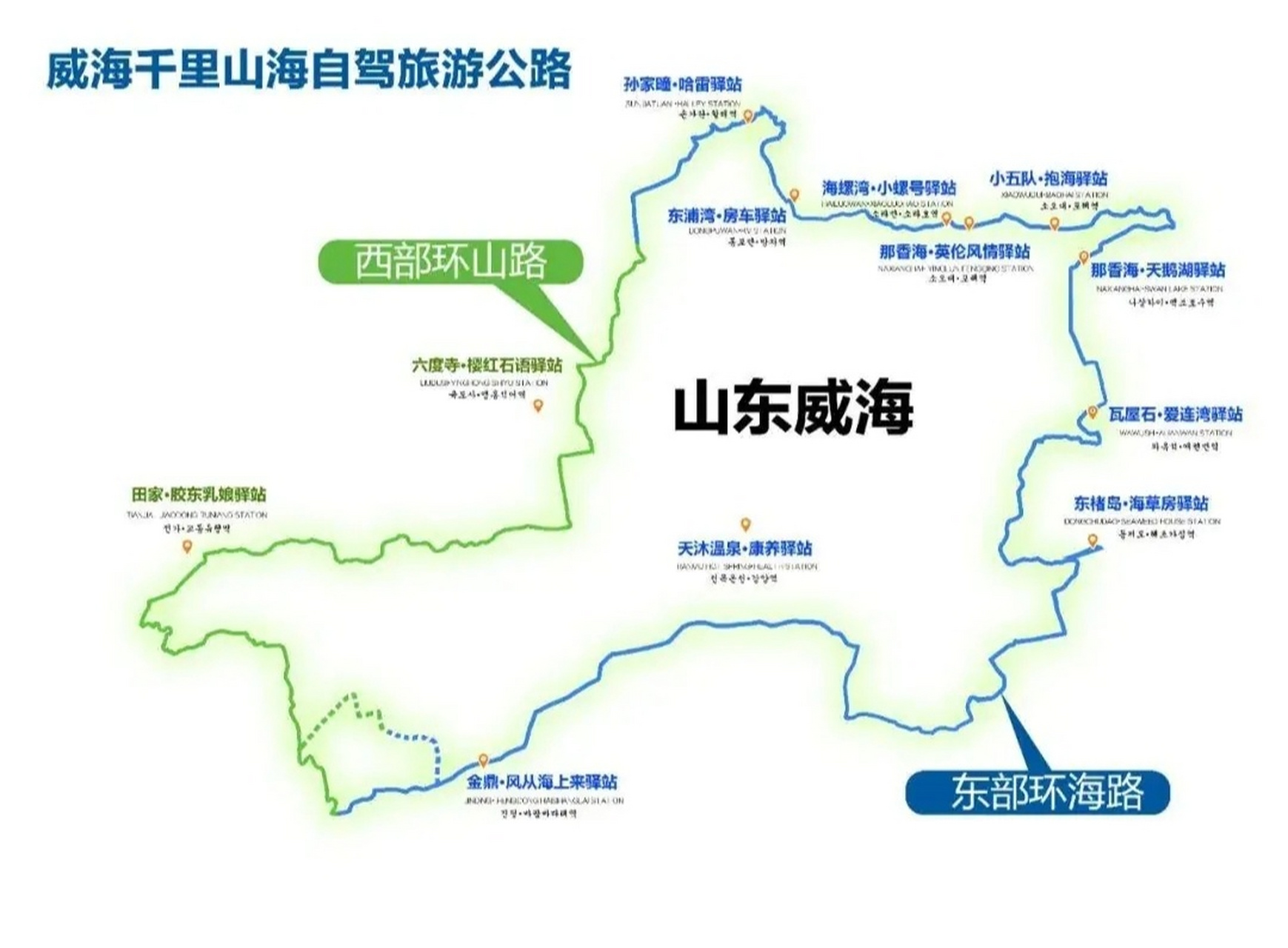 威海61自驾|千里山海自驾环海公路 92 中国第一条标准化自驾旅游