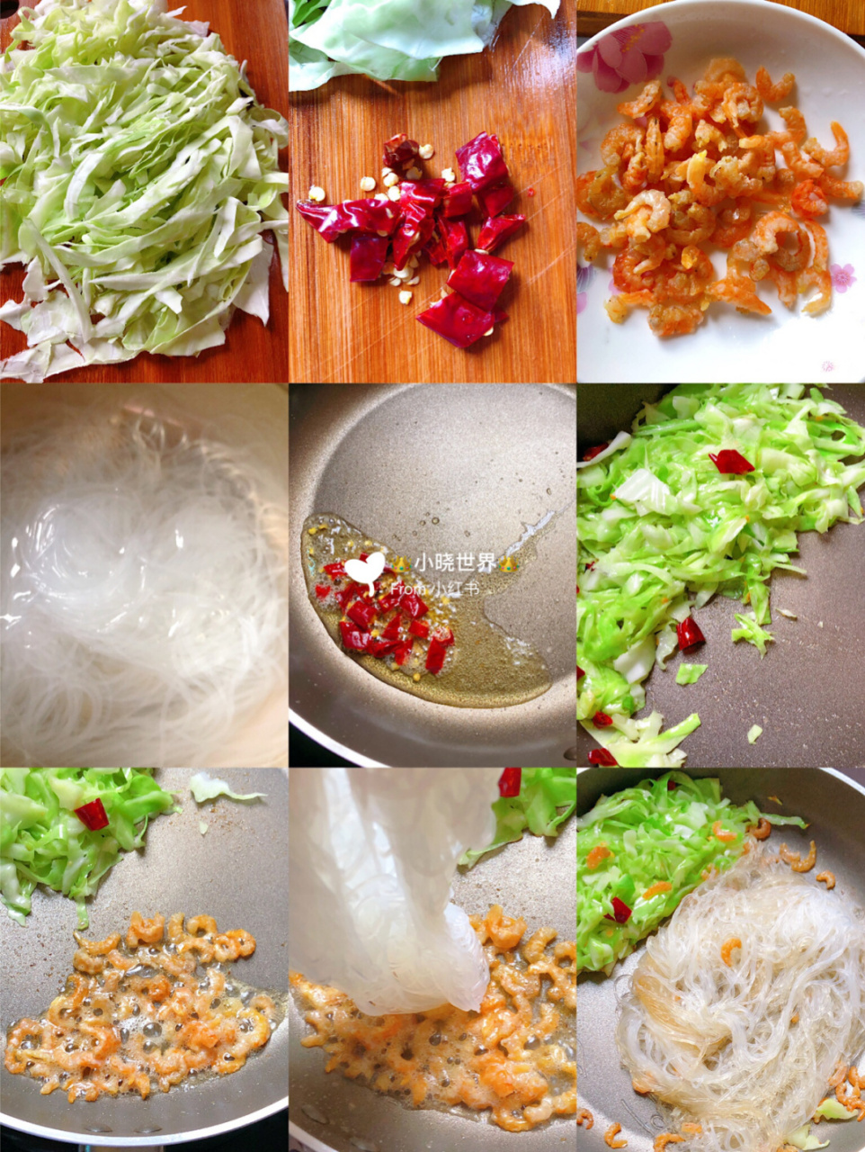 超级满足胃口的圆白菜炒粉丝,风味独特,简单易上手～ 90材料: 龙口