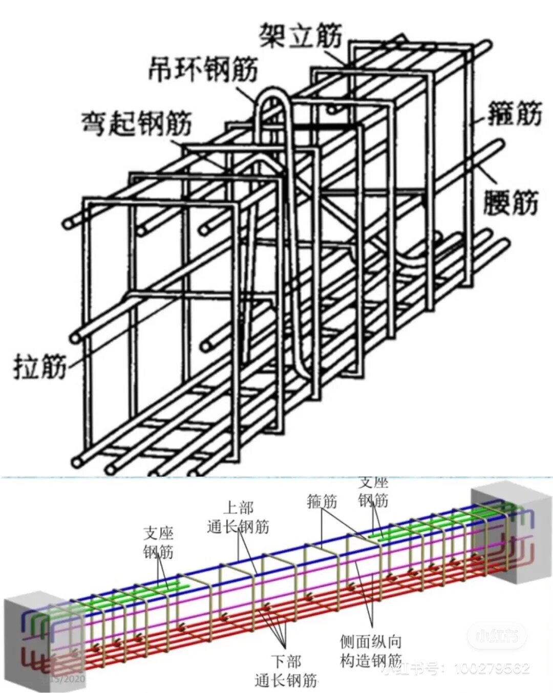 支座负筋长度图片