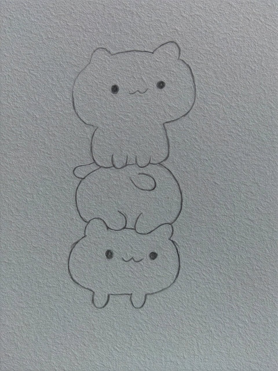 简笔画|叠叠坐 好好学习不挂科(附步骤) 记住了,自己喜欢的东西,就不