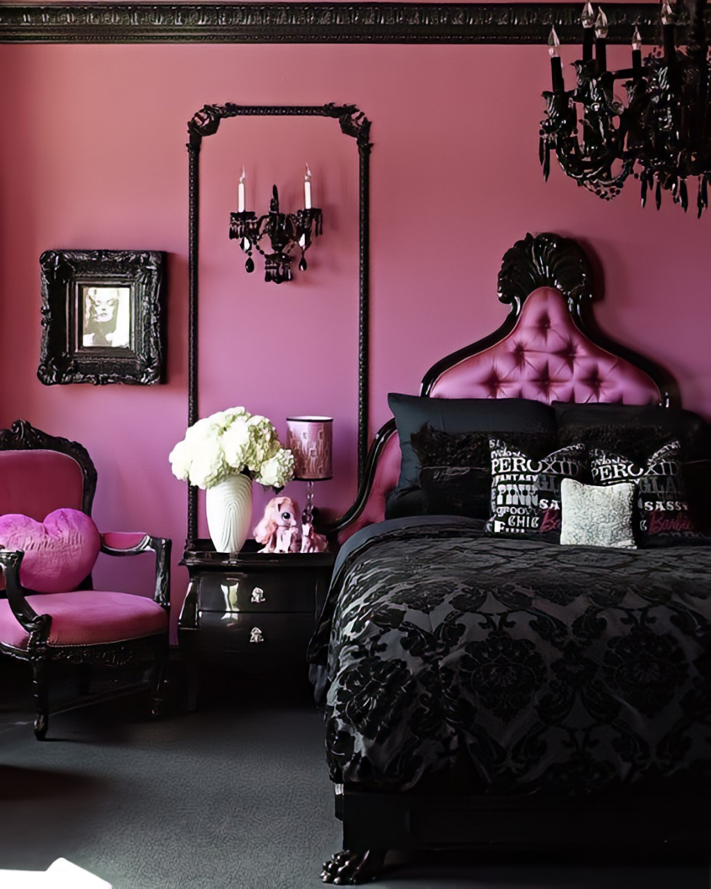 019969♀15哥特女巫风格装修|神秘的魅惑粉色7974 "女巫
