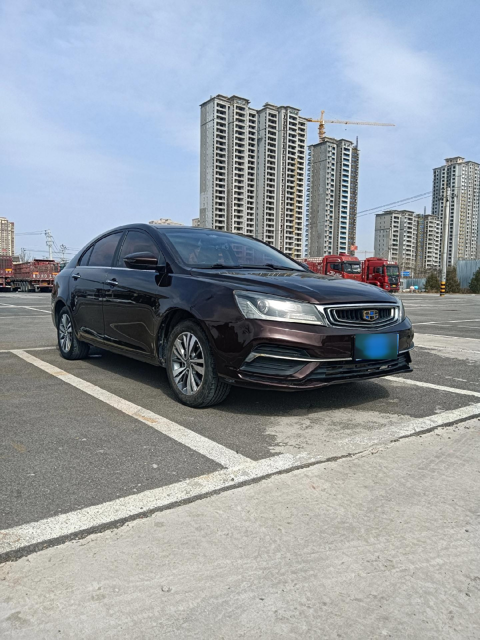 新到18年吉利帝豪美日牌.