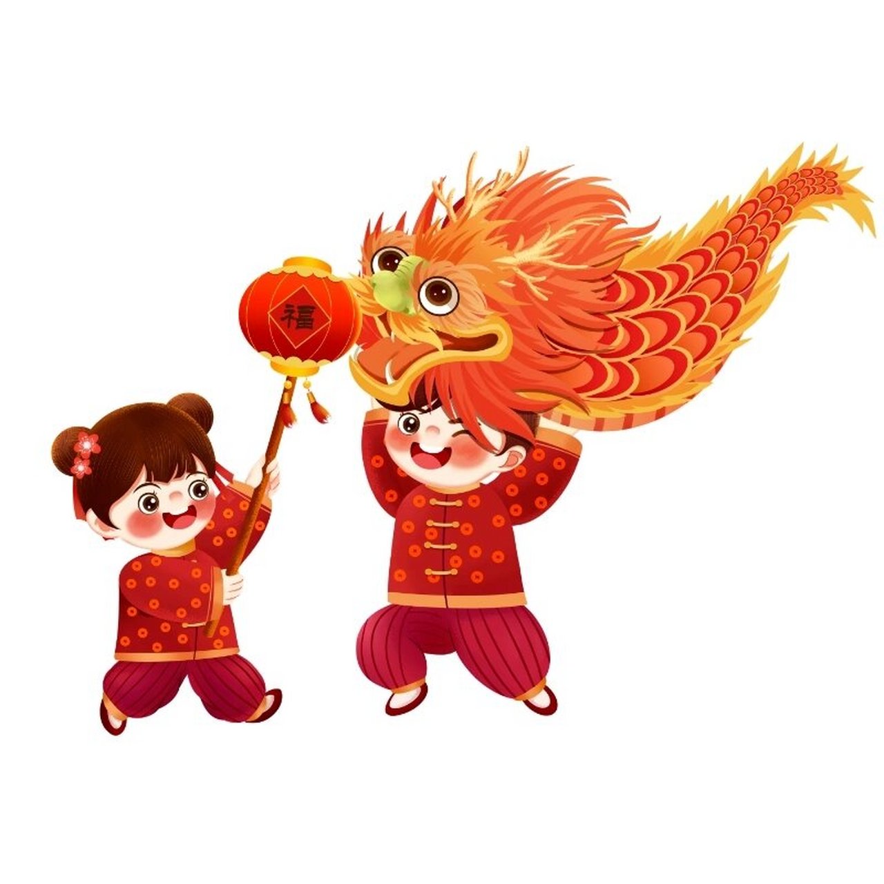 免抠元素 | 节日"舞龙"素材(74) 龙是古老的图腾,象征祥瑞 传说龙能行