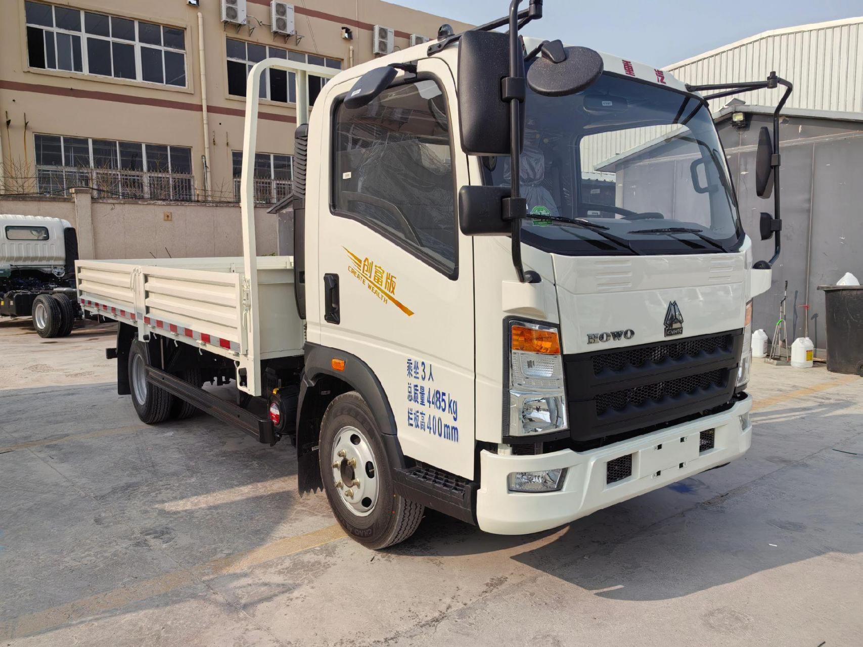 豪沃轻卡,4.2米蓝牌,平板2.1米车厢价格69800,可优惠.2.