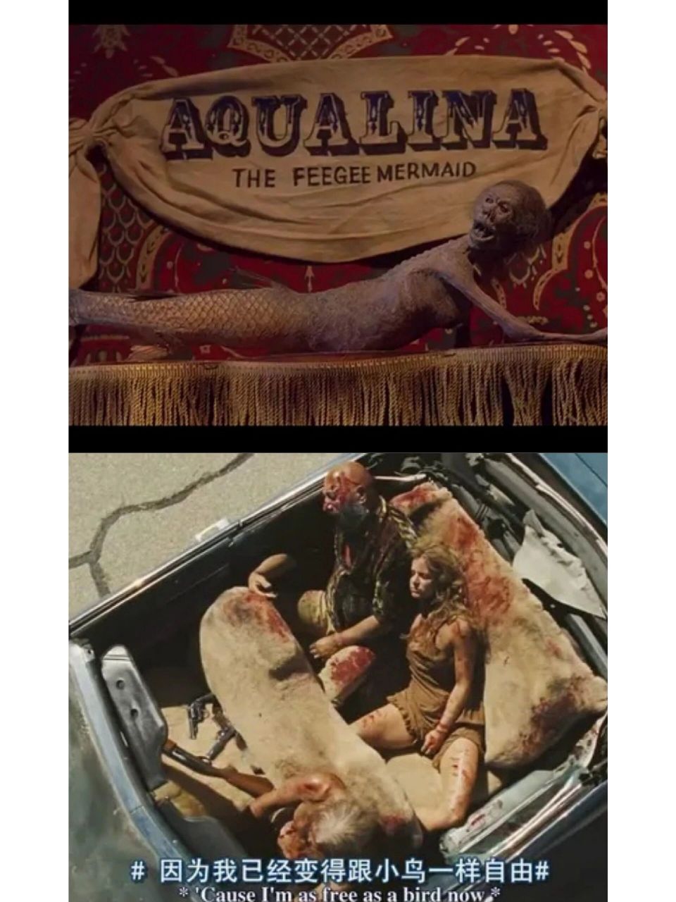 美国恐怖片:千尸屋1.2 第一部豆瓣酱评分6.3分 第二部豆瓣酱评分6.