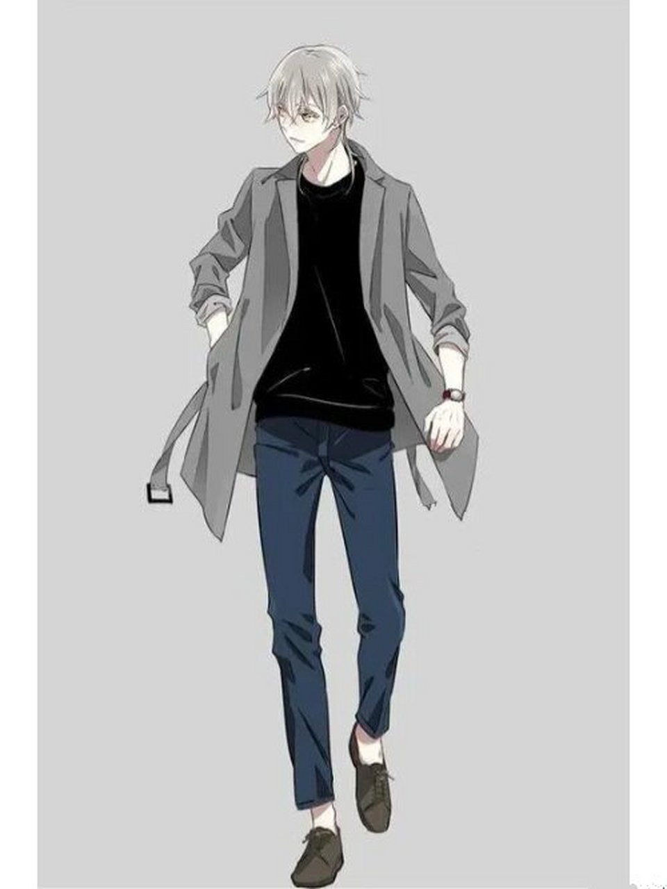 动漫男生正常比例站姿合集征集