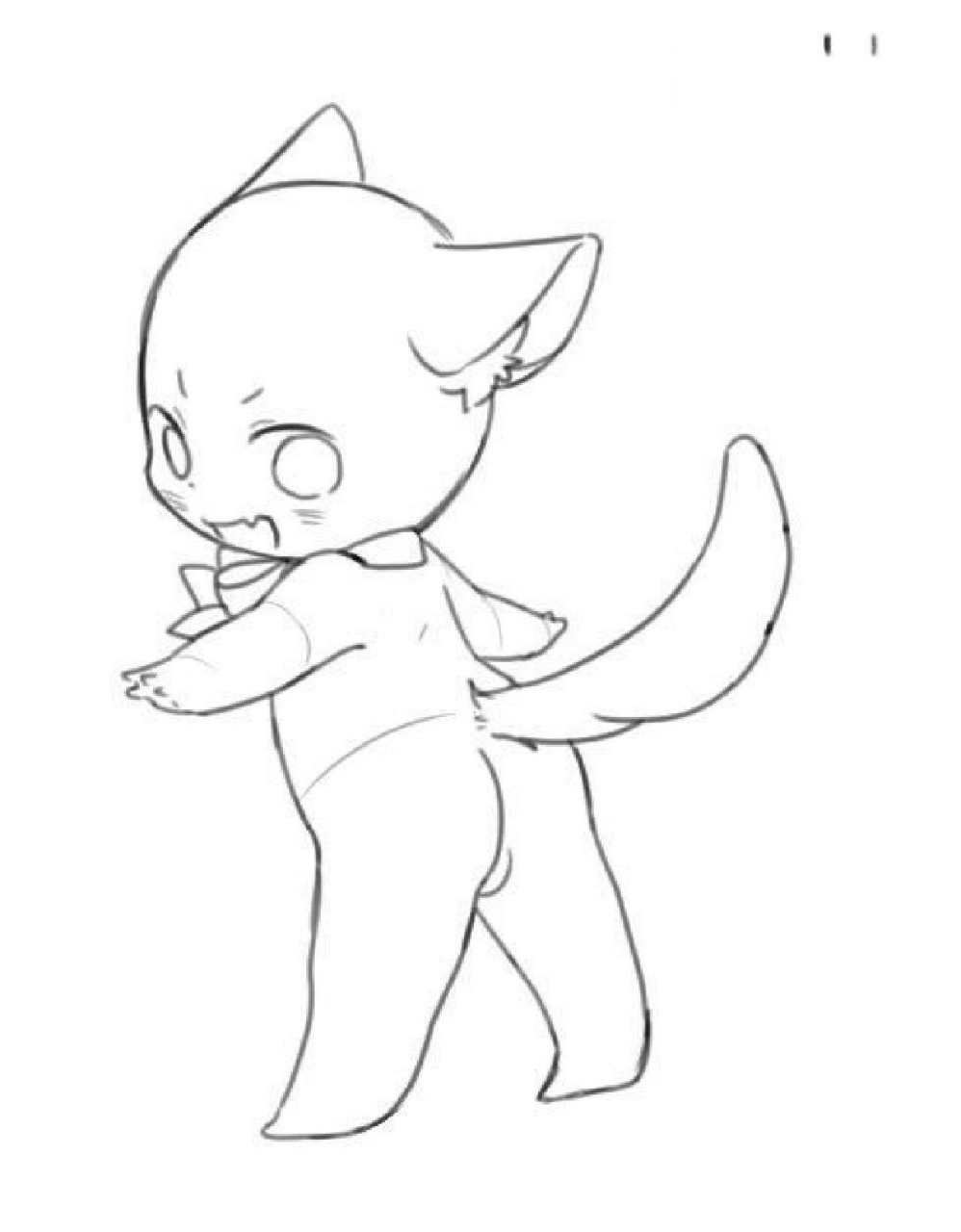 板绘素材|q版小兽人素材分享 96每日一练 7815分享一些q版角色