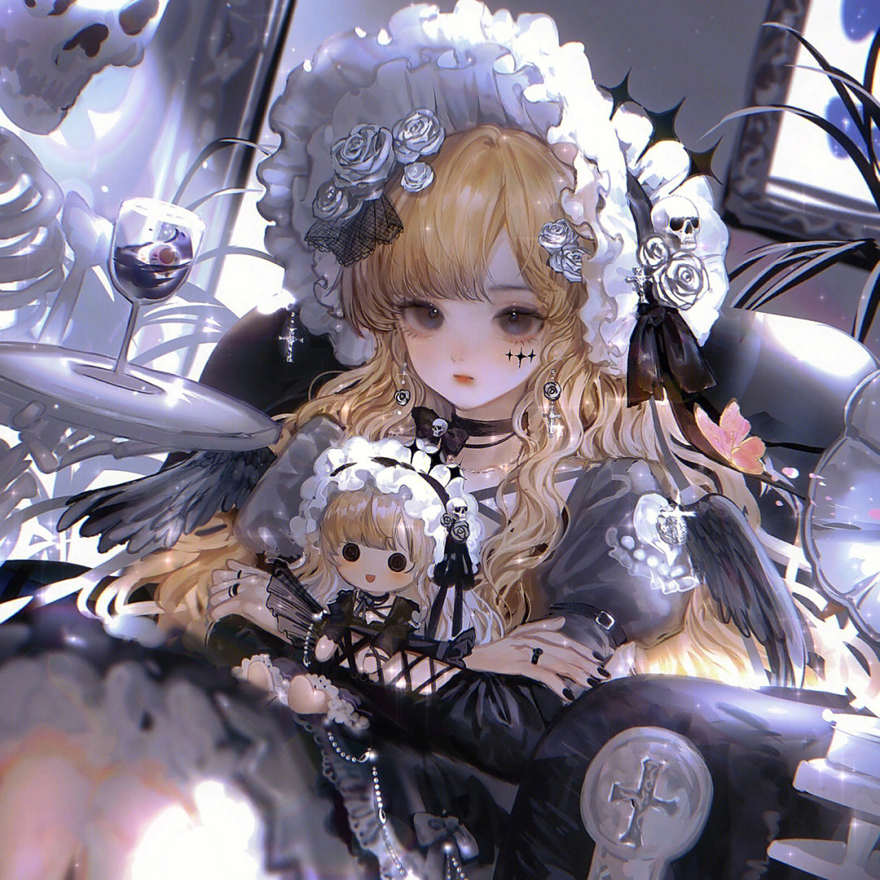 动漫女生头像洛丽塔