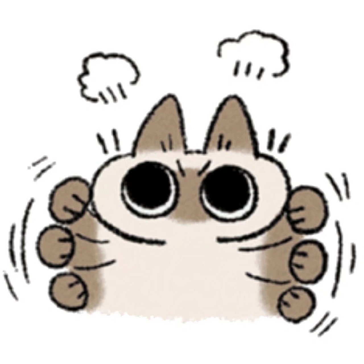 小豆泥无字表情包 这套也是无字的前年存的还是去年忘记了