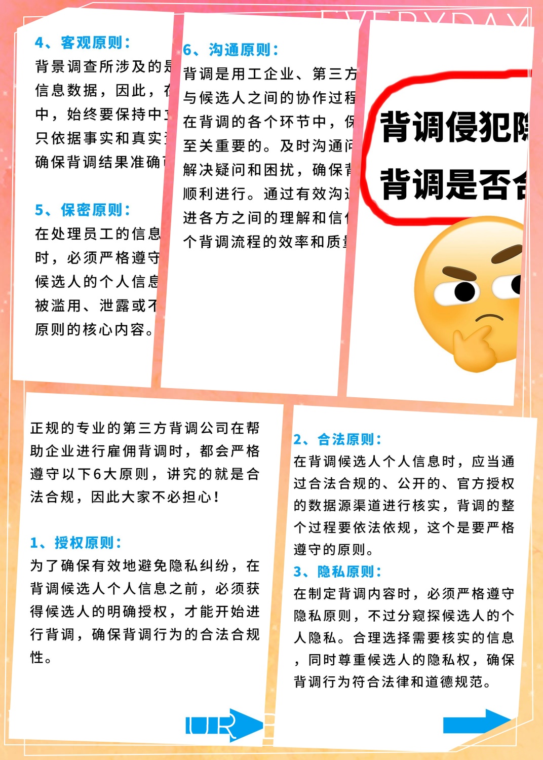 背调就是对求职者的背景进行调查,以了解他们的教育,工作经历,职业