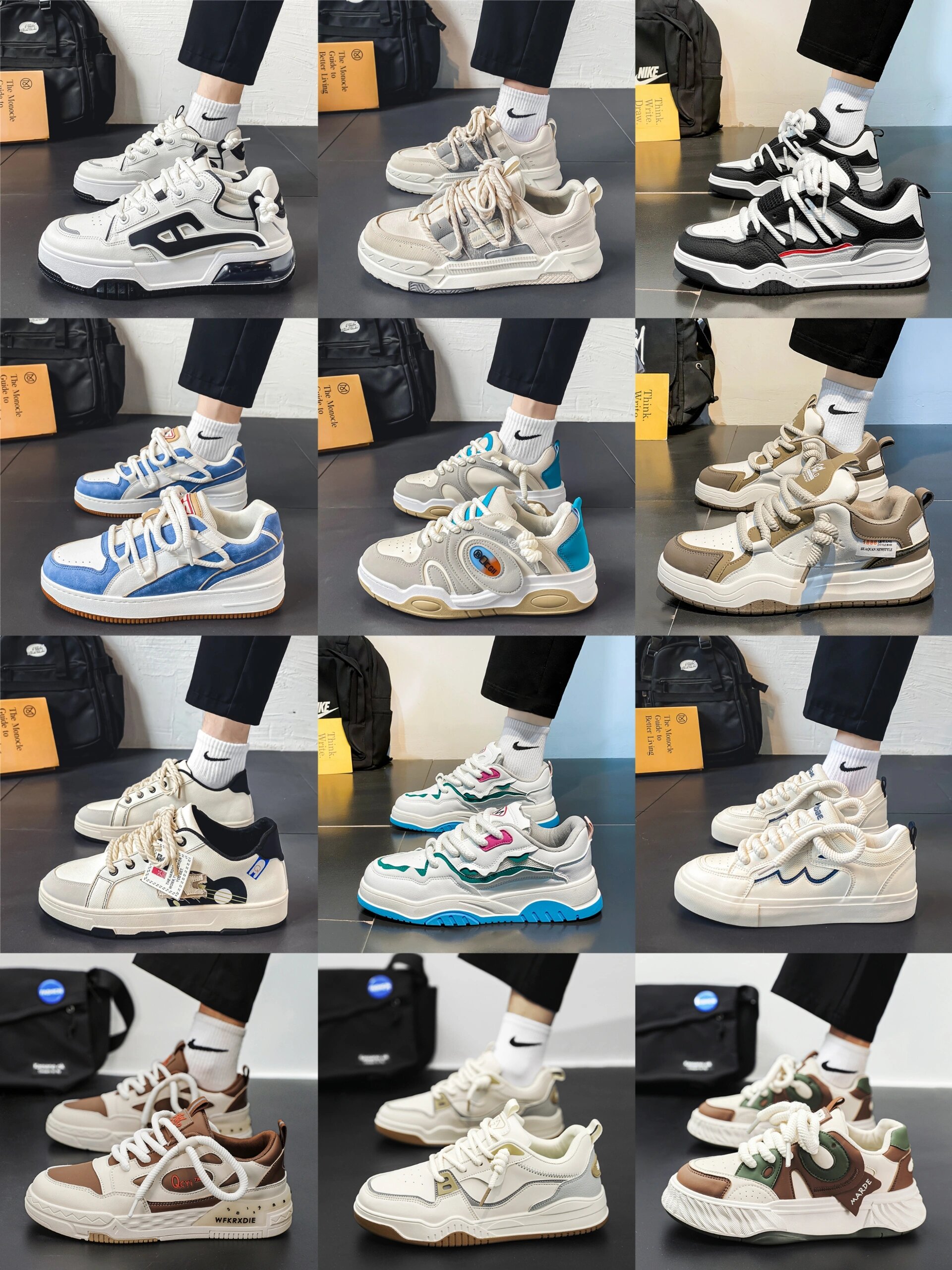 鞋子推荐学生党|好看又平价小众运动板鞋