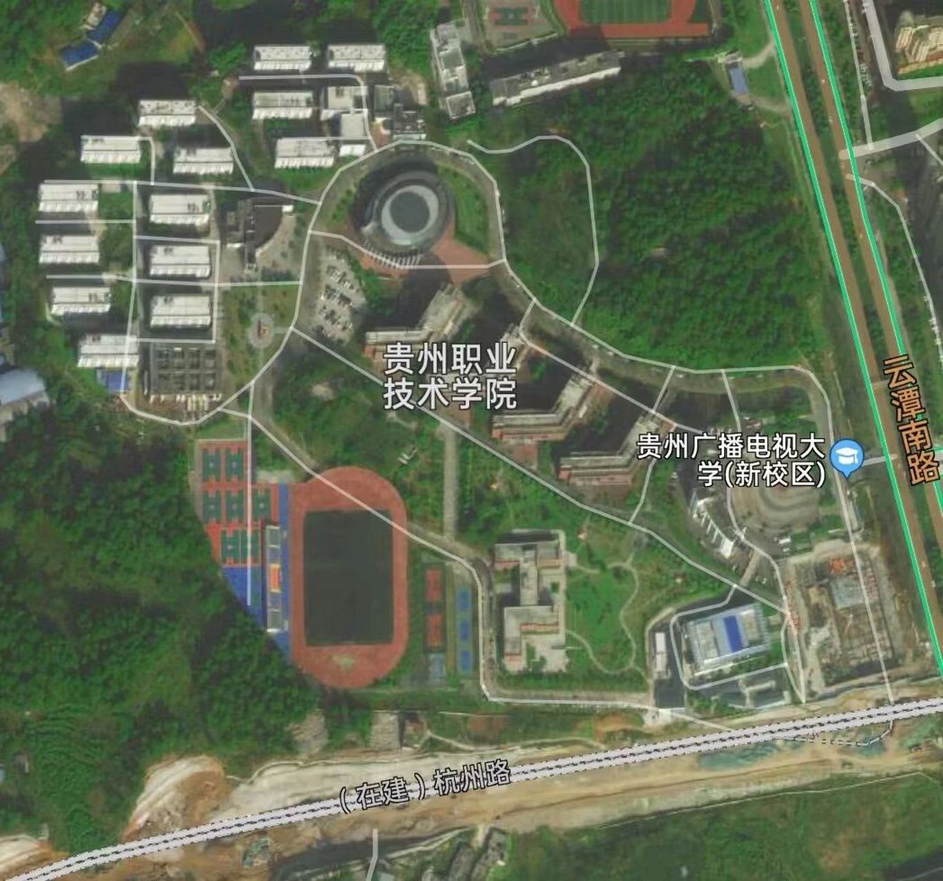 贵州职业技术学院全景图
