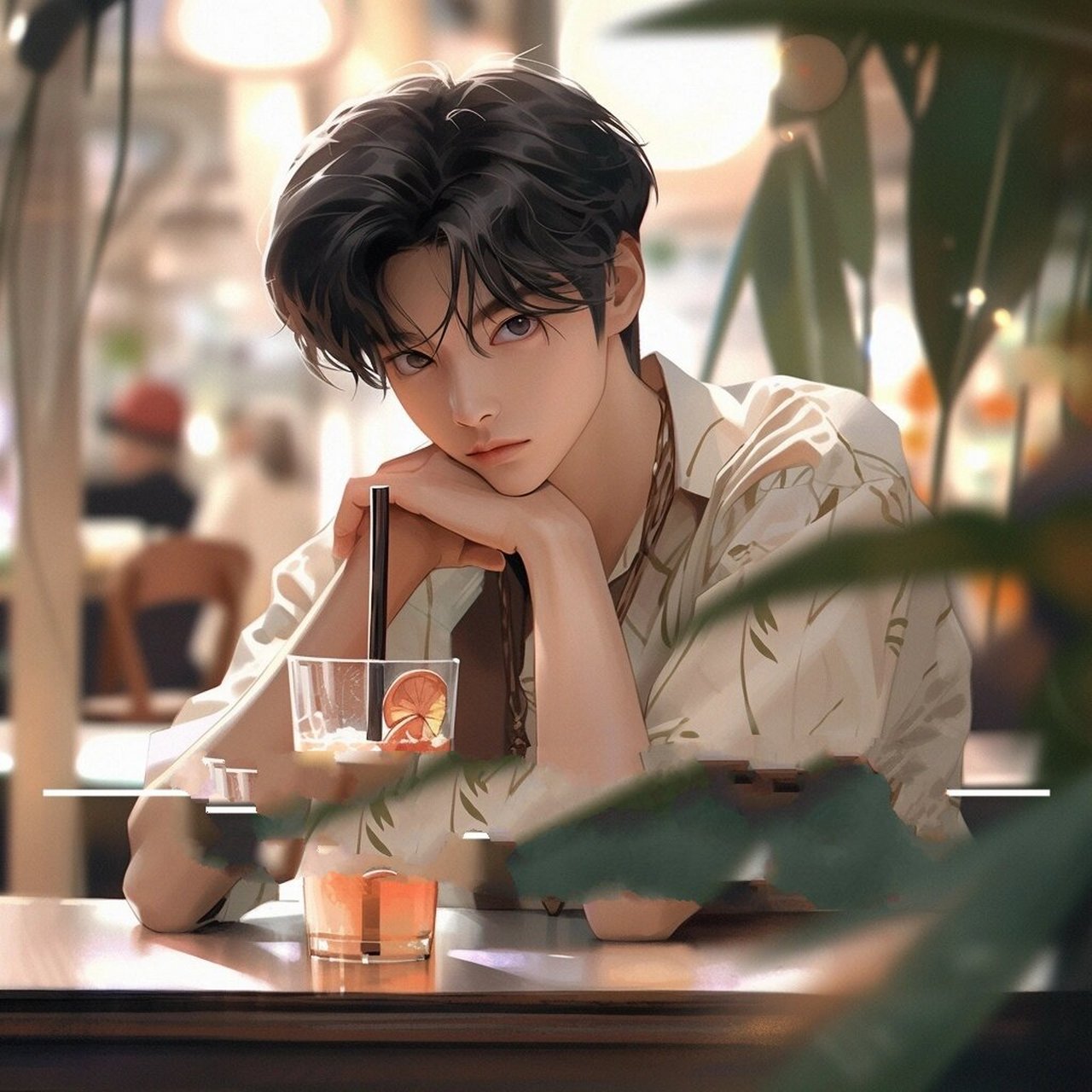 头像 | 喝咖啡的少年