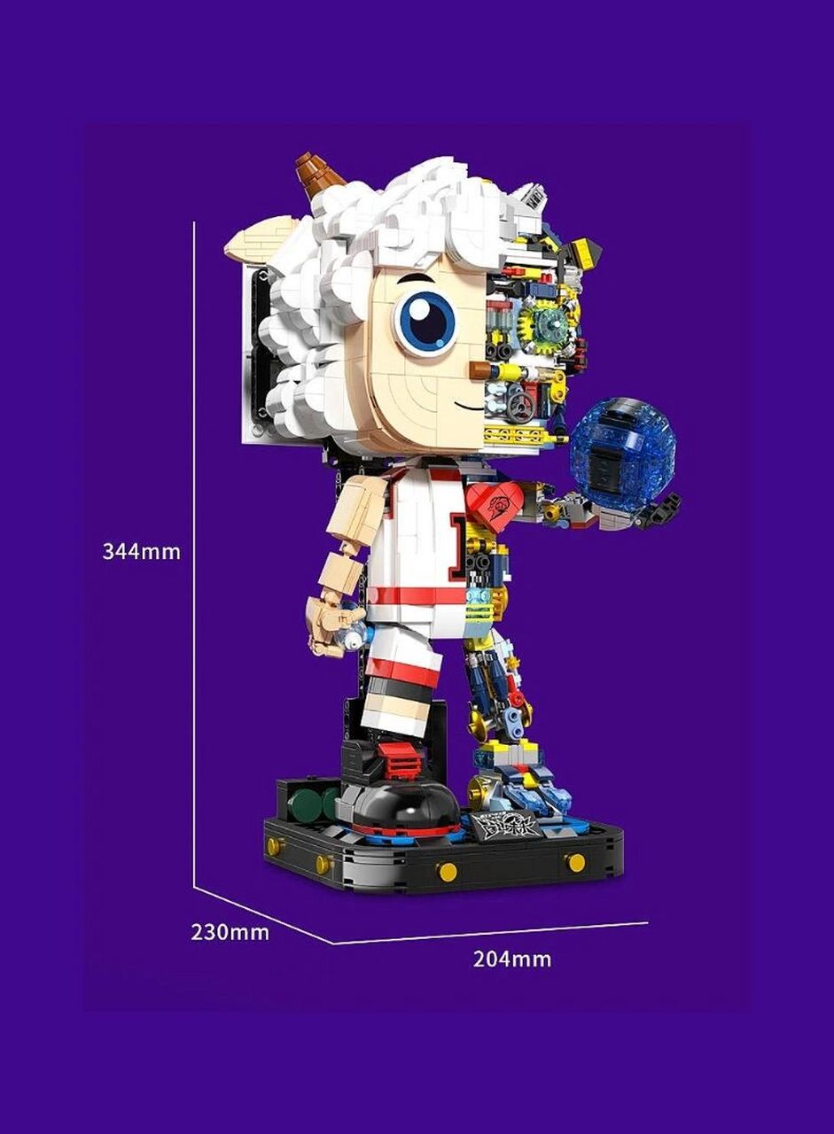 奥迪双钻 维思积木 喜羊羊积木机械款 《喜羊羊与灰太狼》2022年春节