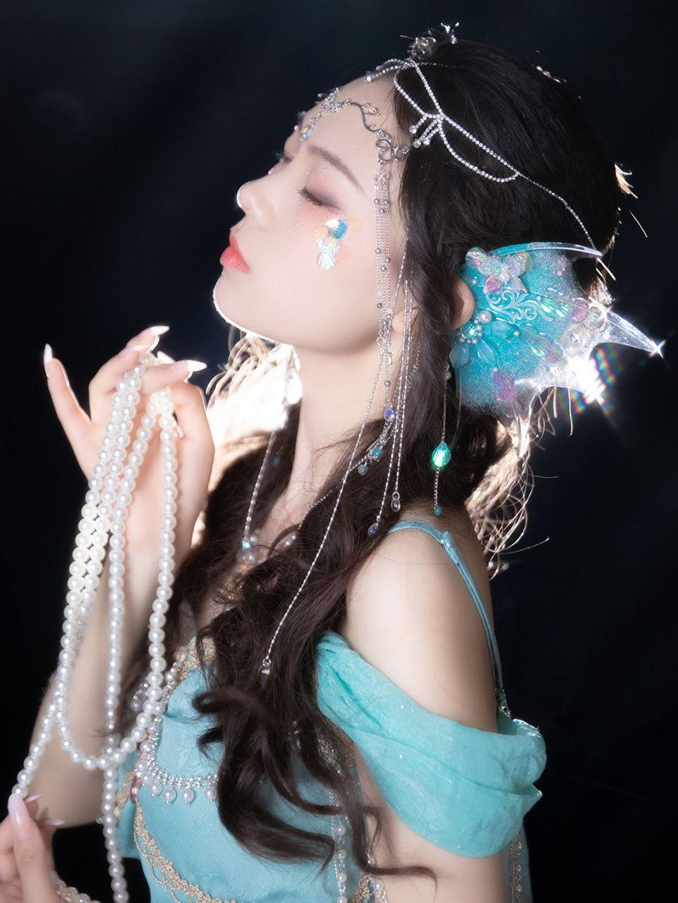 仙气7878十足的鲛人写真~ 主题:【鲛人】 传说在黎明破晓时分