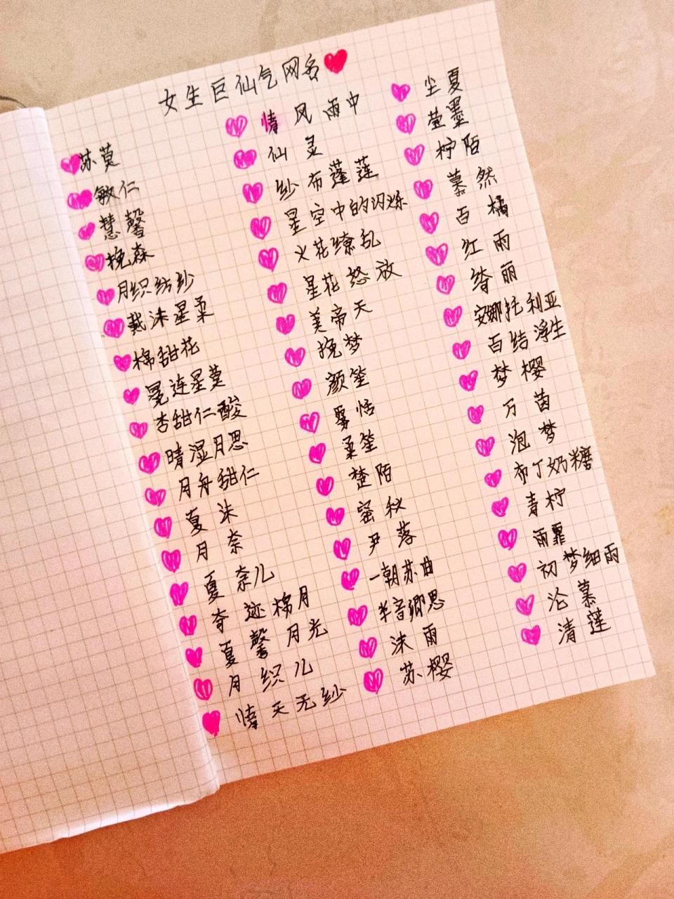 女生仙气网名 还要什么样子的网名,记得评论呀