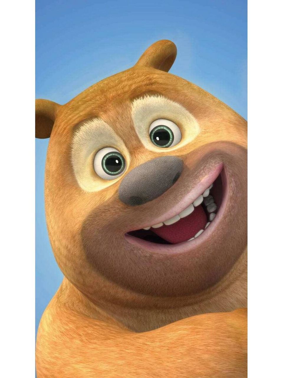 熊出没手机壁纸冲鸭!