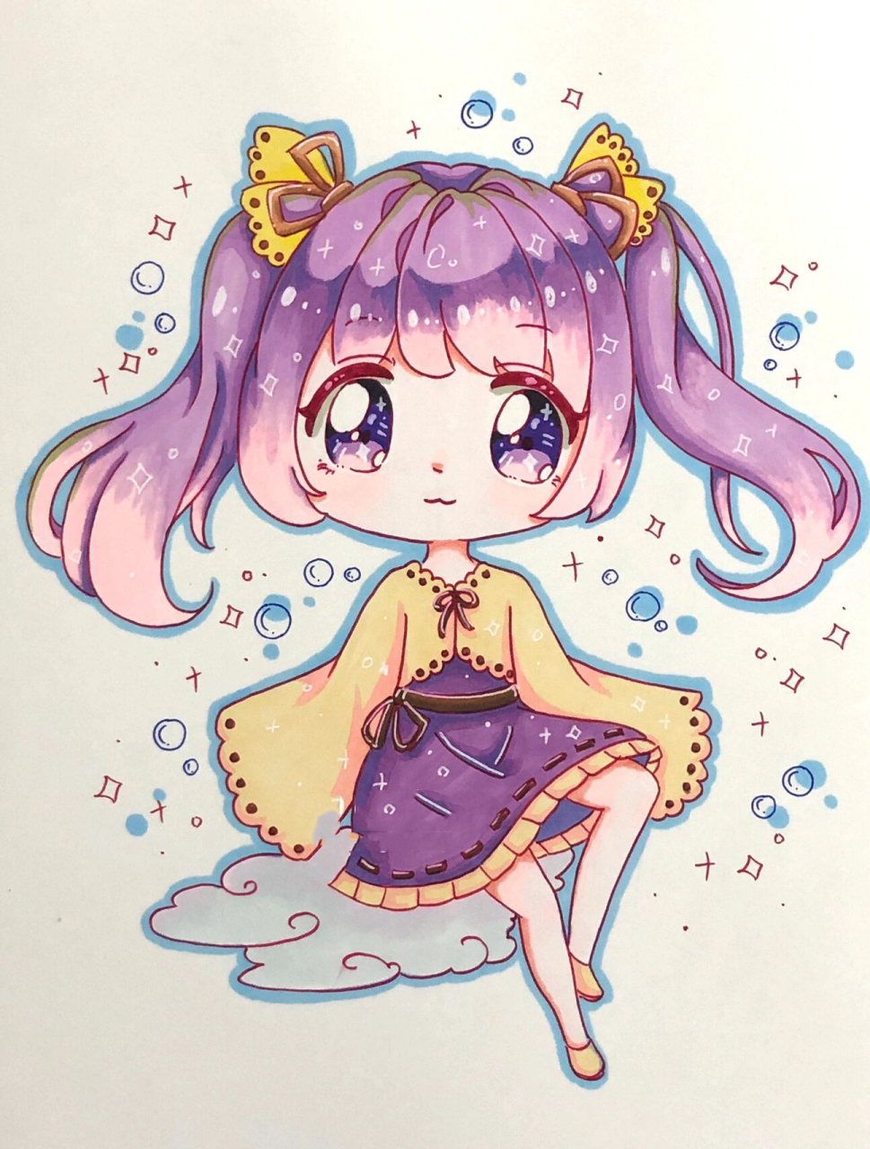 q版动漫绘画|人气总和 总结发布一下最近的成果.