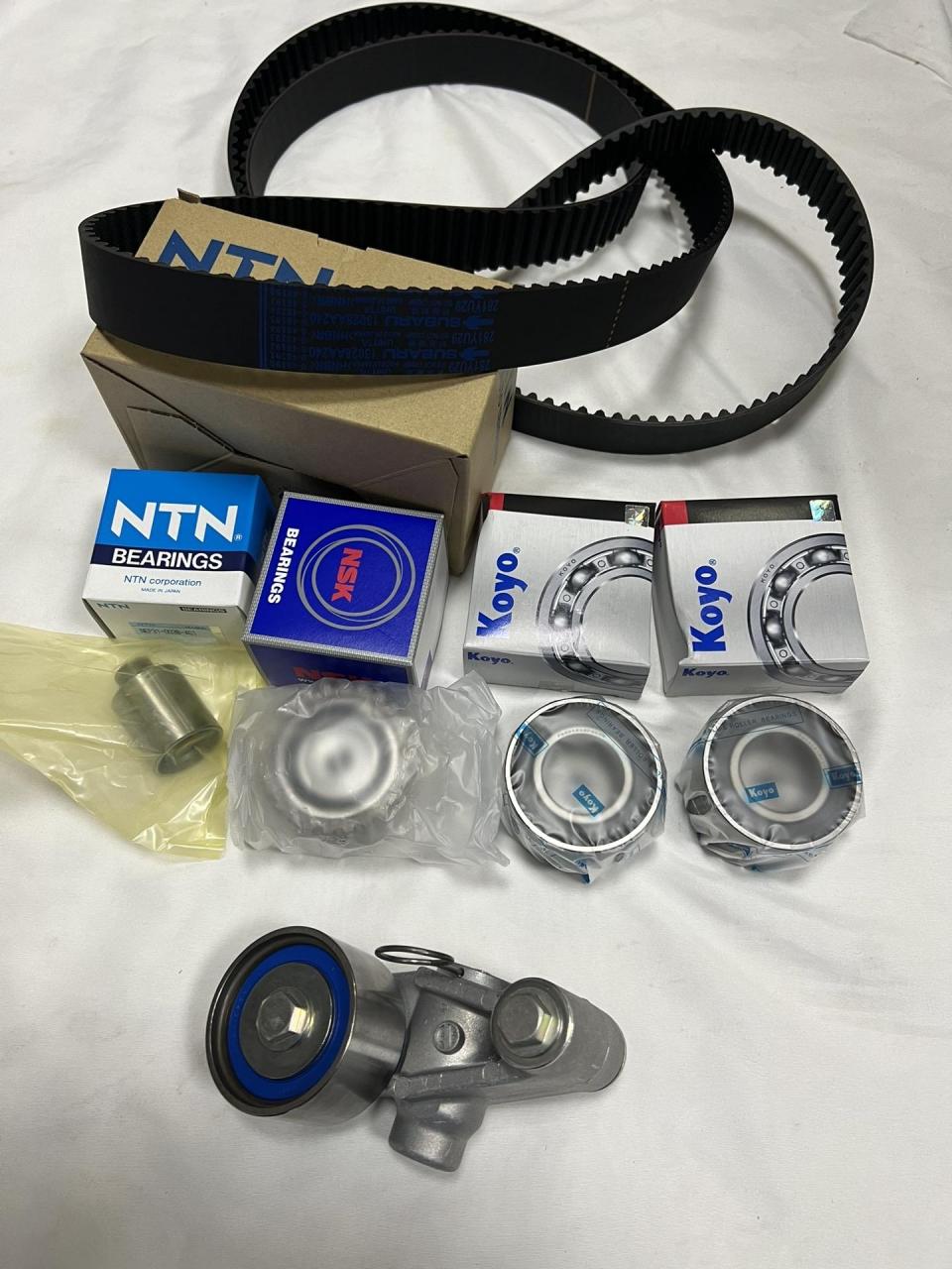 斯巴鲁ej20 ej25  发动机用的正时皮带套件   原厂  品牌配套都有售