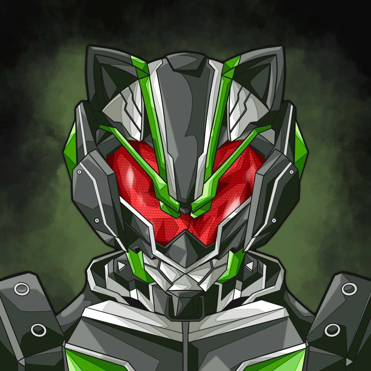 不过联动金木研我是想不到的 #假面骑士# #头像# #动漫# #微信头像