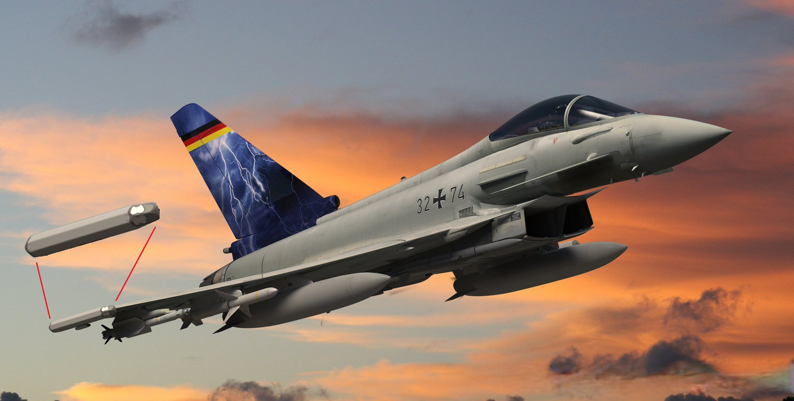 空客将为德国空军研制欧洲战斗机ek型执行野鼬鼠防空压制任务,取代