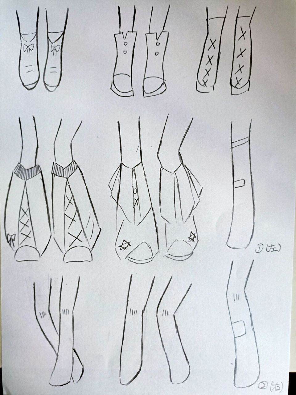 堆堆袜素材7  临摹92.