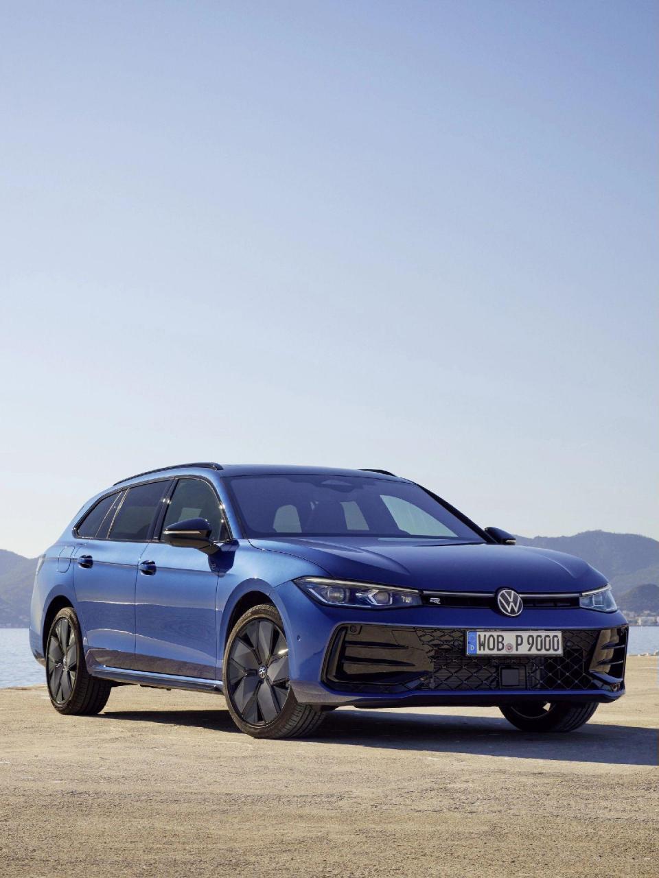全新一代大众passat variant e-hybrid r-line旅行车官图发布,新车为