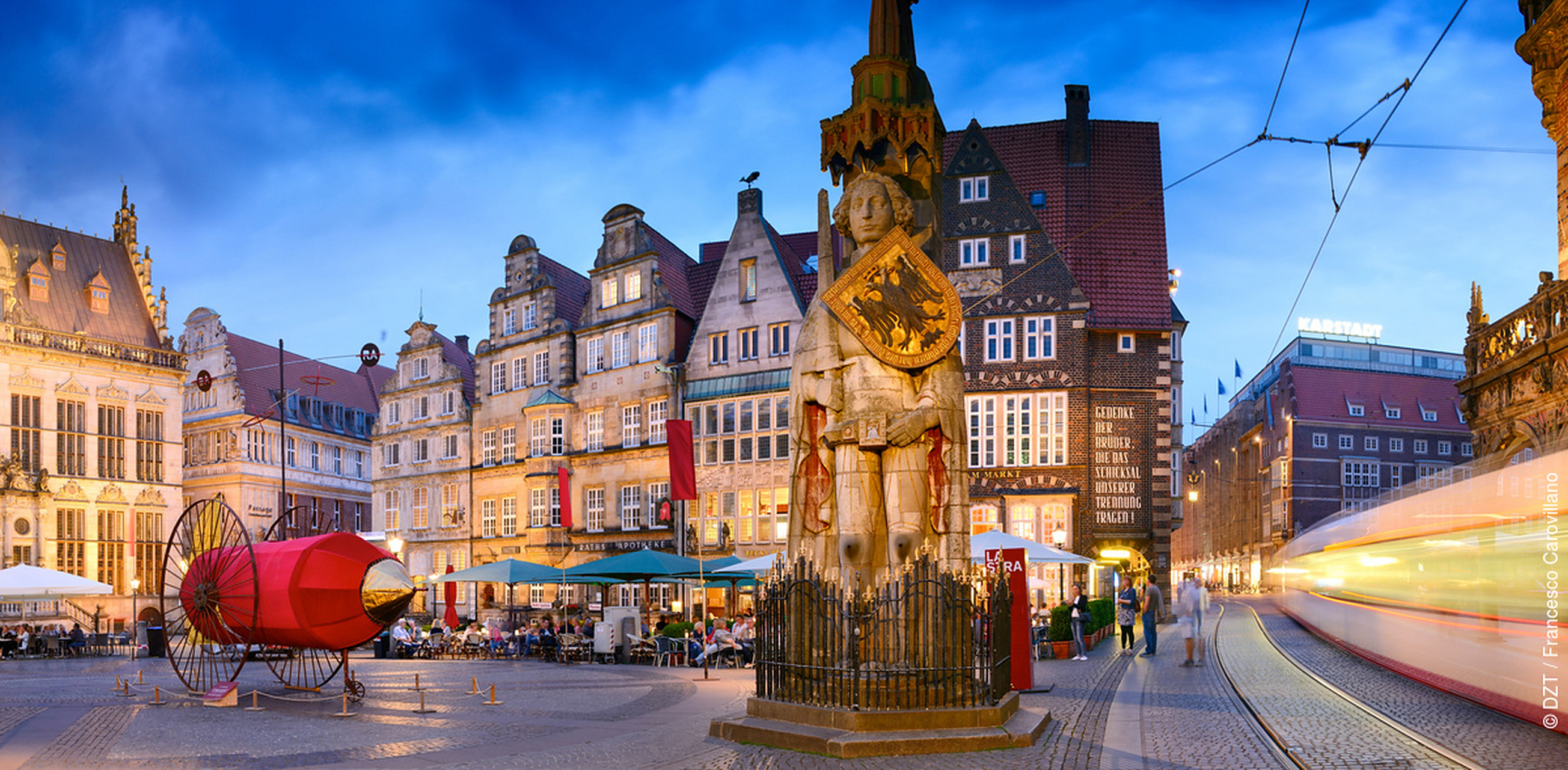 古今德国# 世界遗产不来梅市政厅和罗兰雕像(town hall and roland