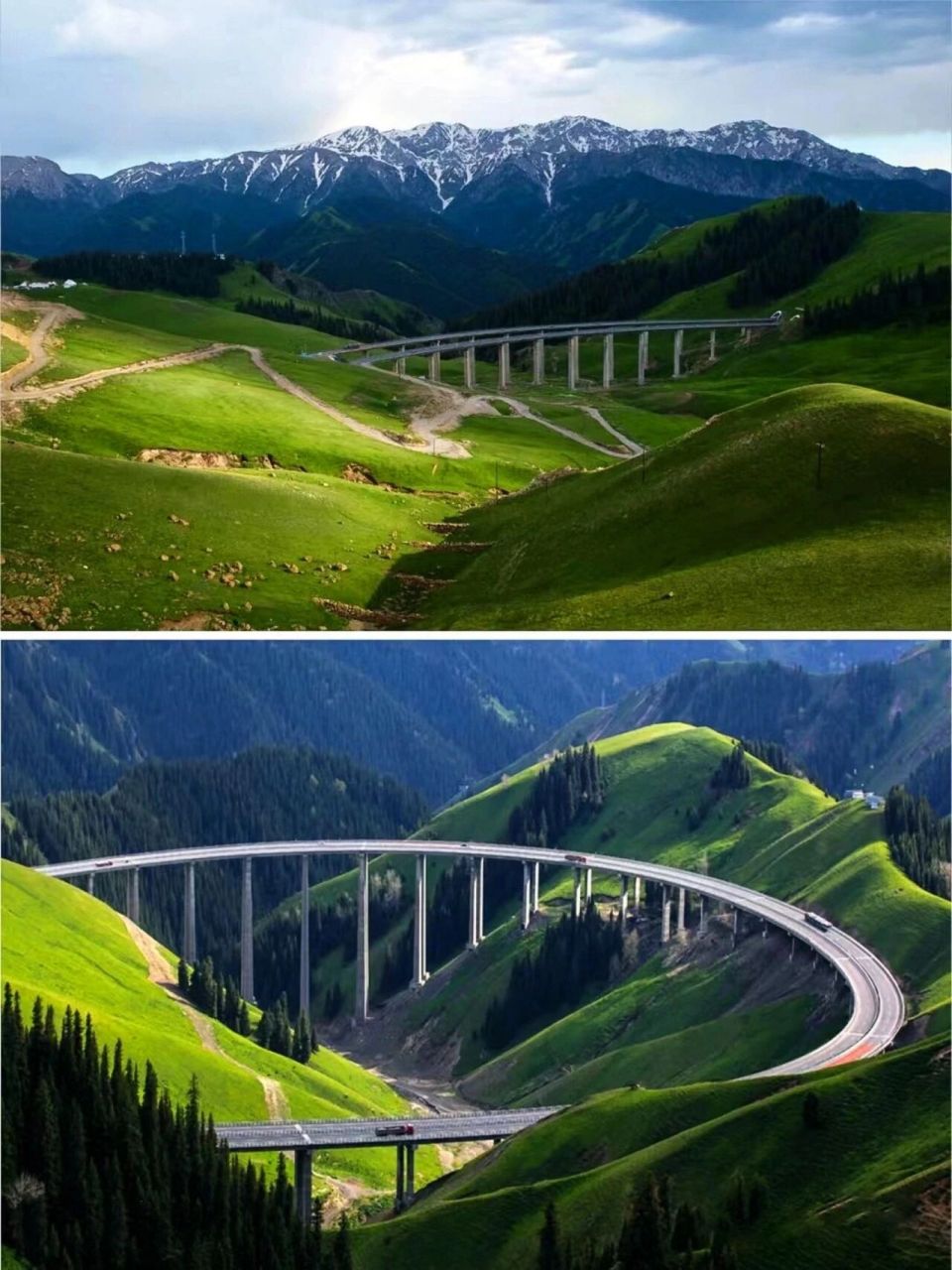 新疆旅行73果子沟大桥最佳观景点95附路线 果子沟有"伊犁第一景"