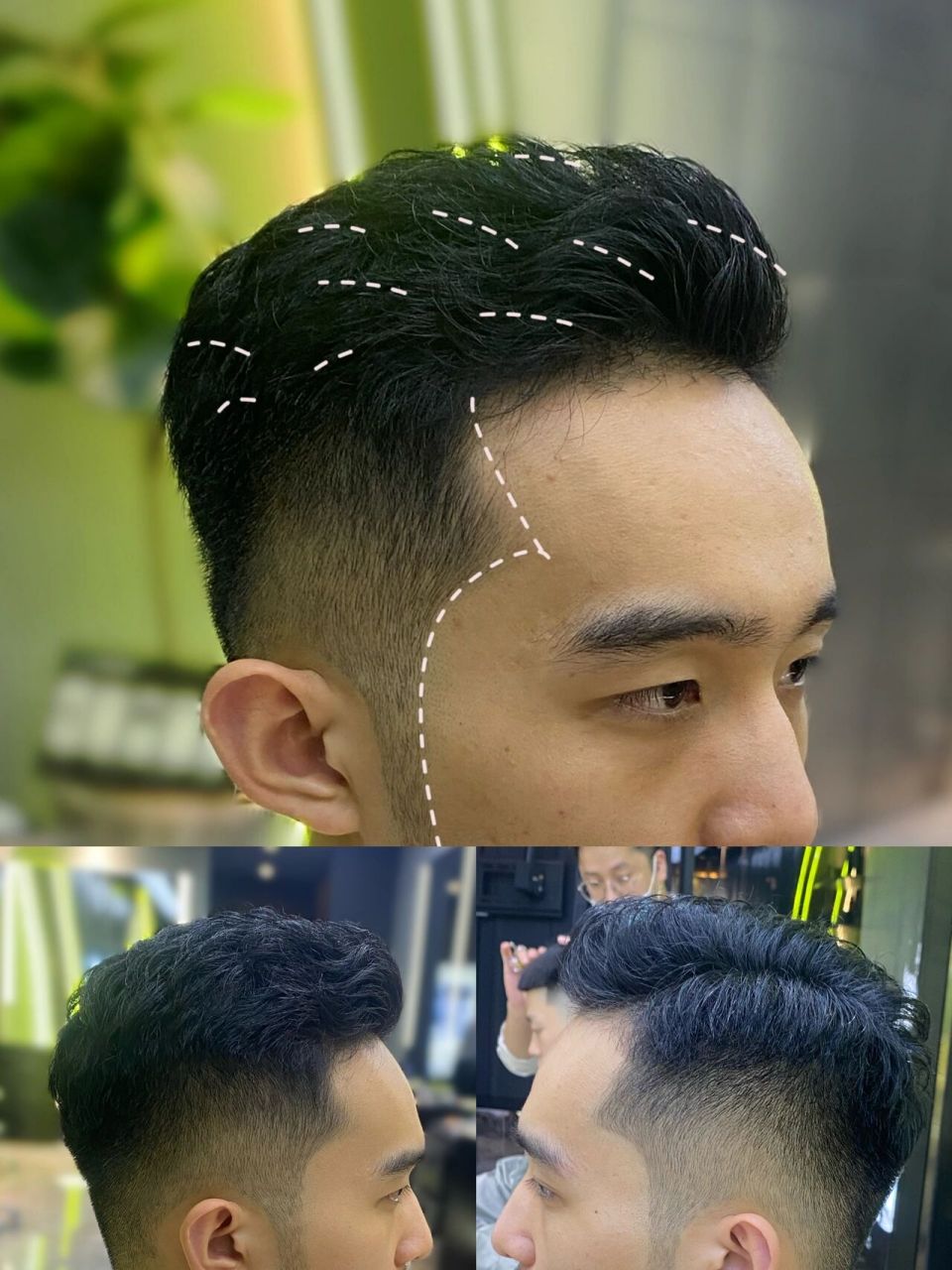 自然卷可以往后梳背头,这样就不会很毛躁,头发会顺很多