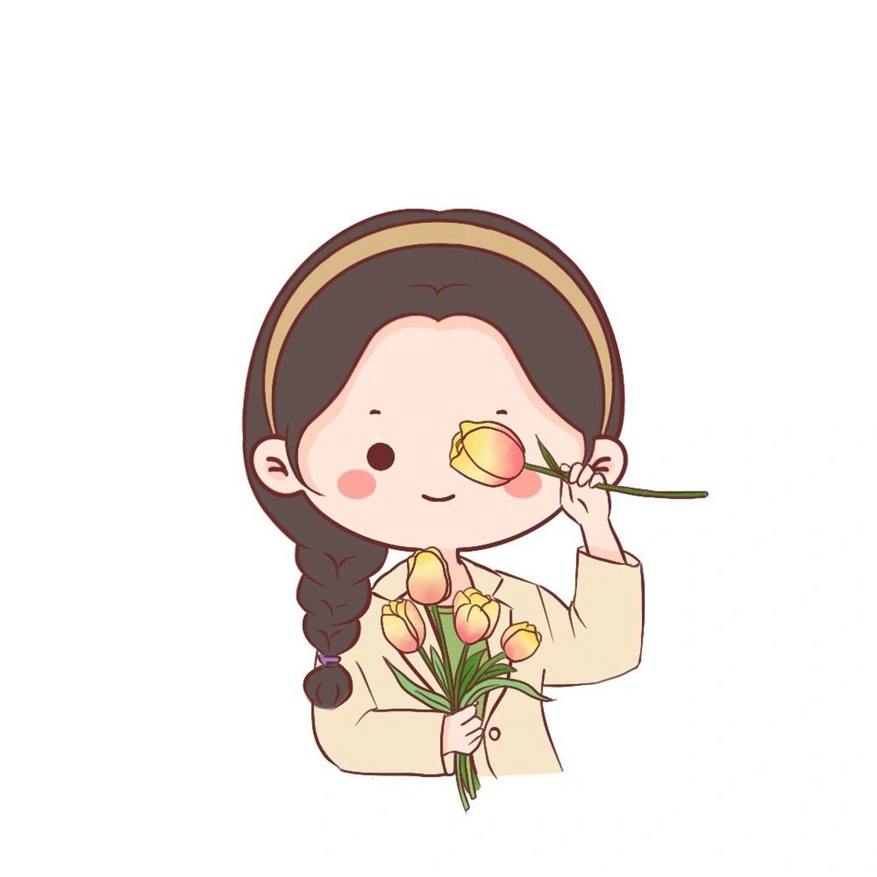 拿花女孩/情侣头像 男生版在这里