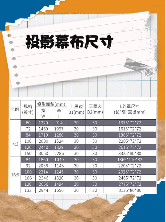 以下是一些常见的尺寸: