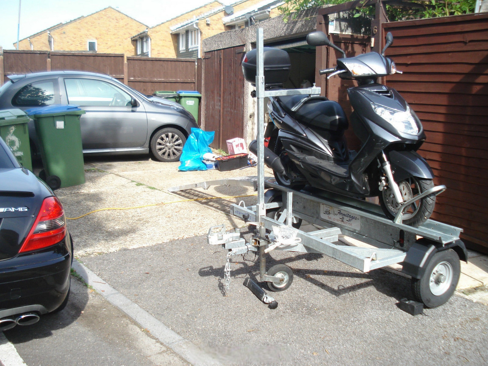 c6拖挂# #摩托车# #van事通