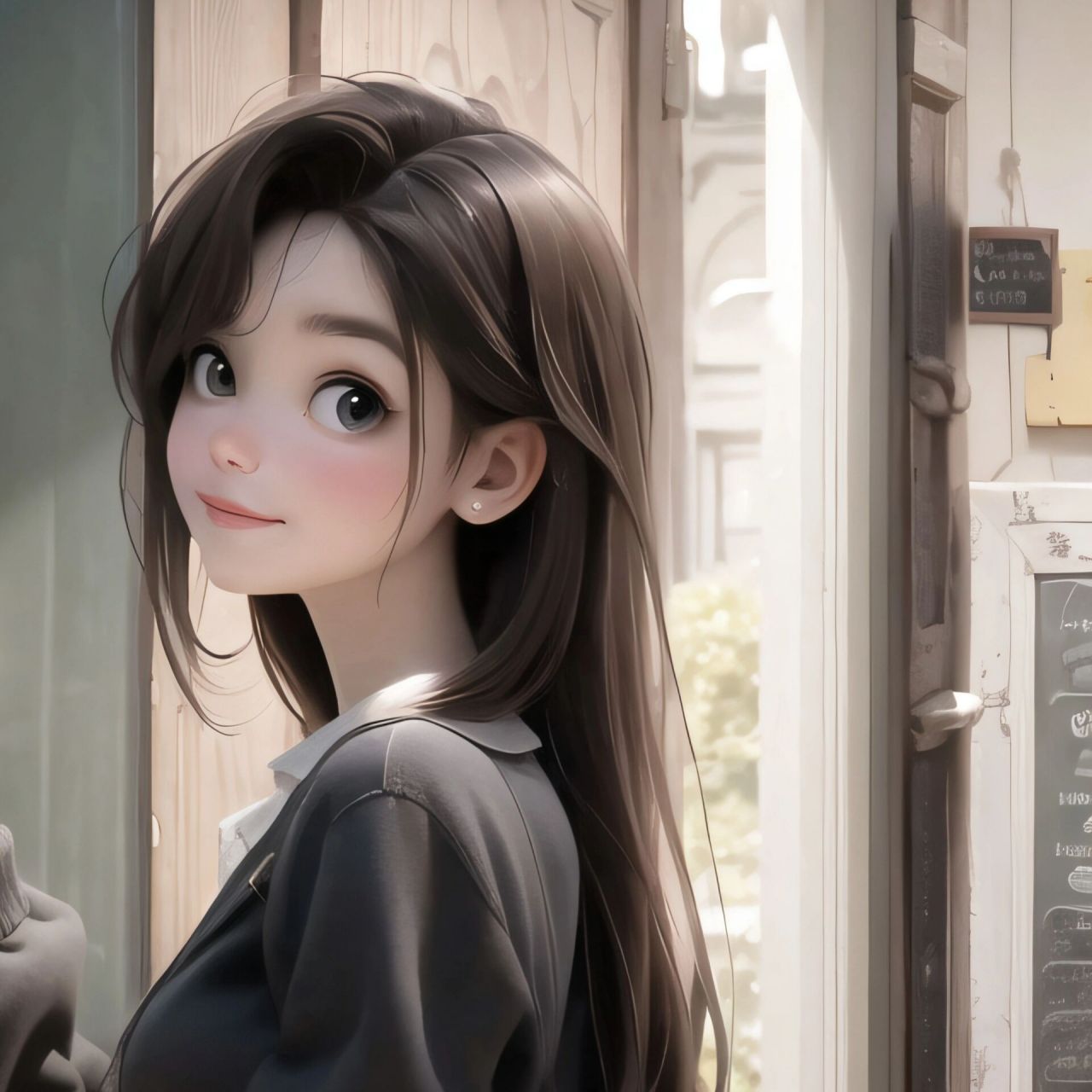 女生头像 职业头像系列之教师(直发版)  超多粉丝宝宝想要的直发教师