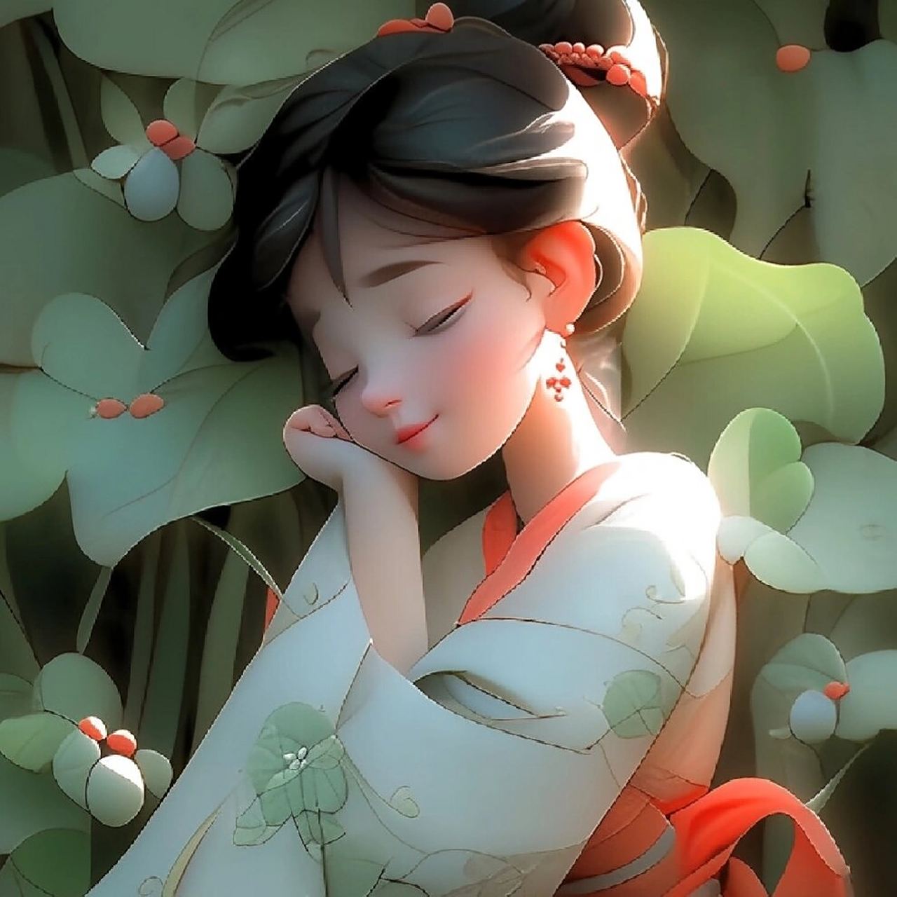 古风仕女头像丨绝代有佳人,幽居在空谷94 可可爱爱全是睫毛,古风