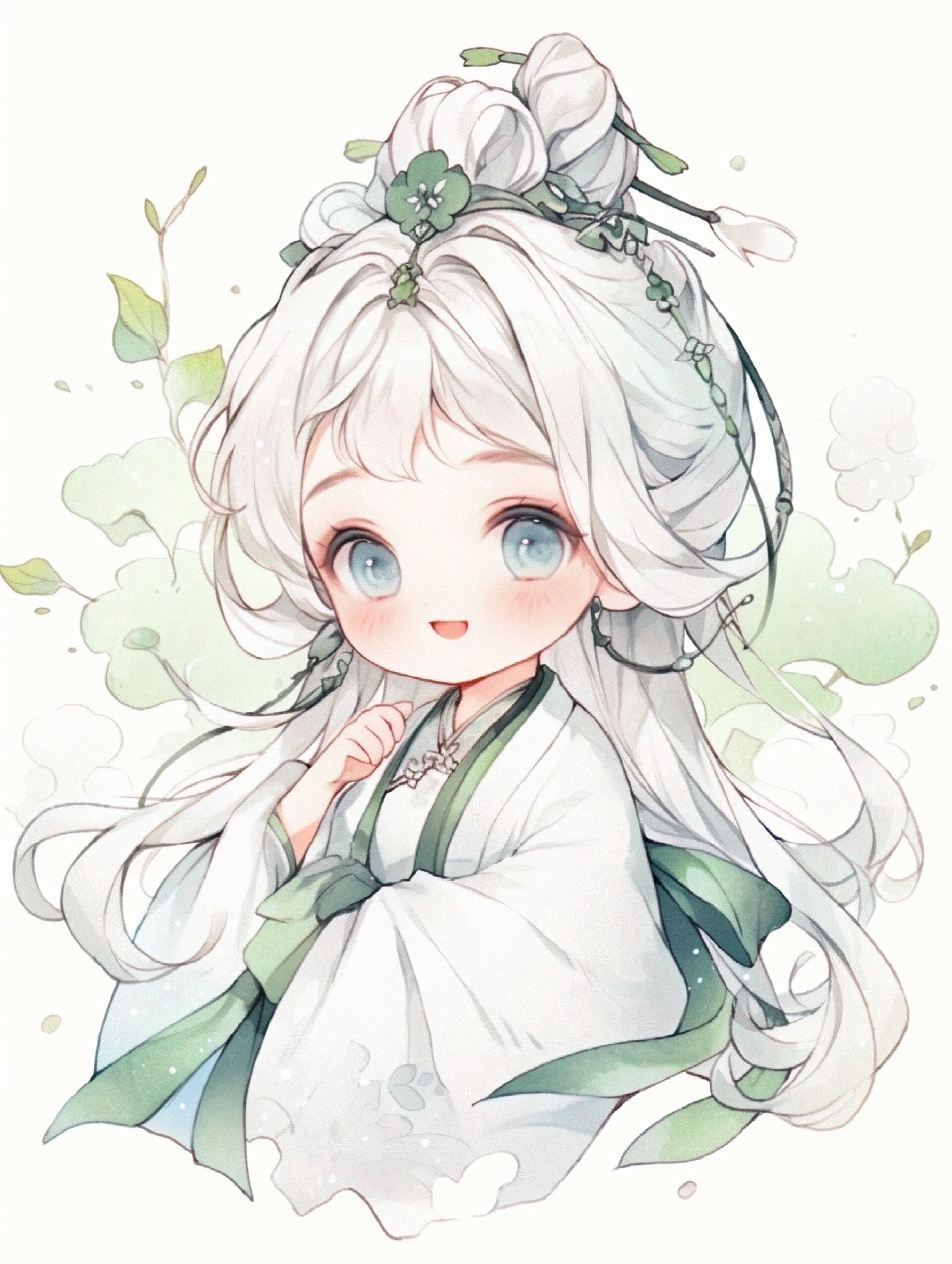 q版古风女生头像